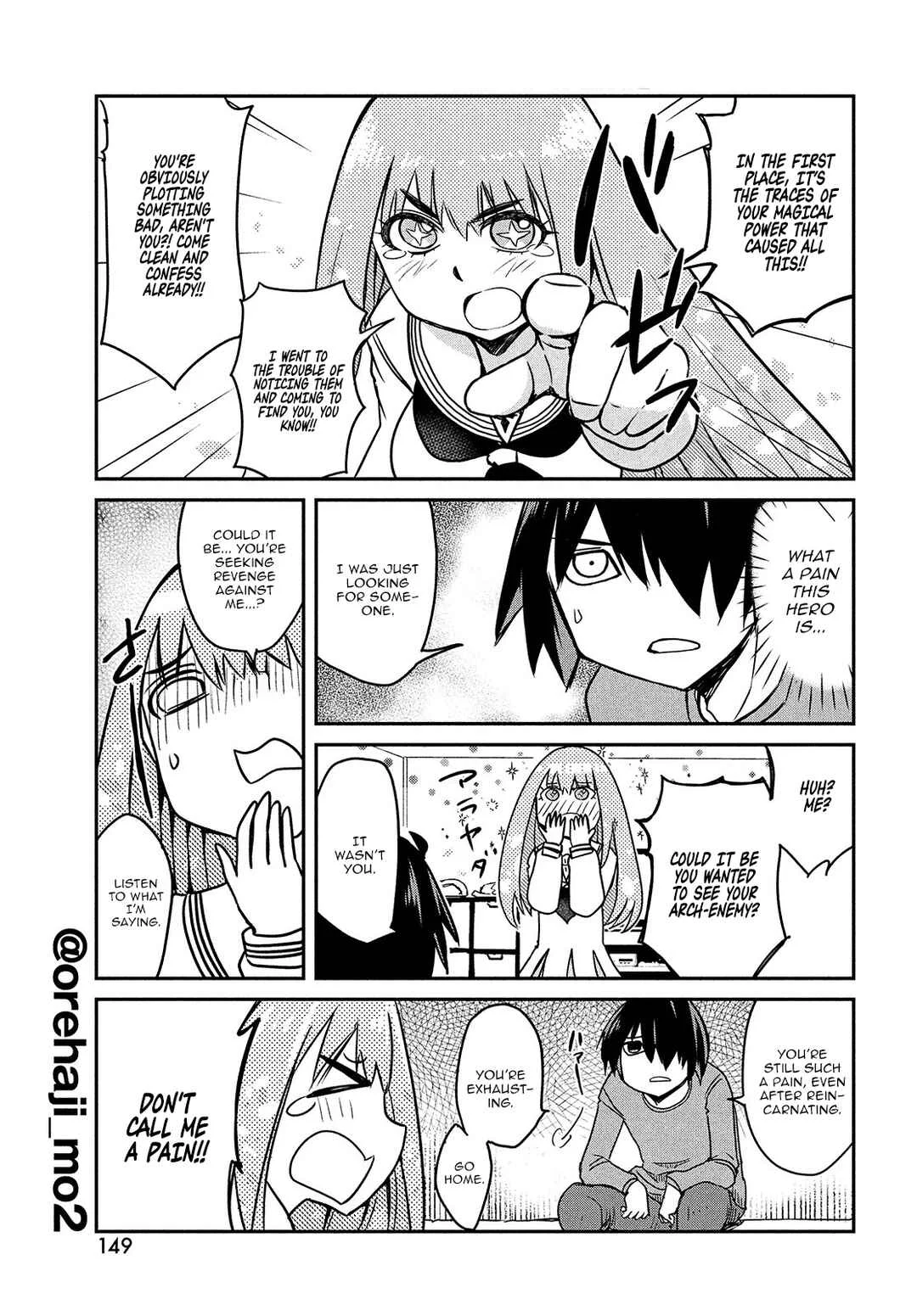 Hanaori-san wa Tensei Shite mo Kenka ga Shitai Chapter 1: The Hero and Demon king - Page 14