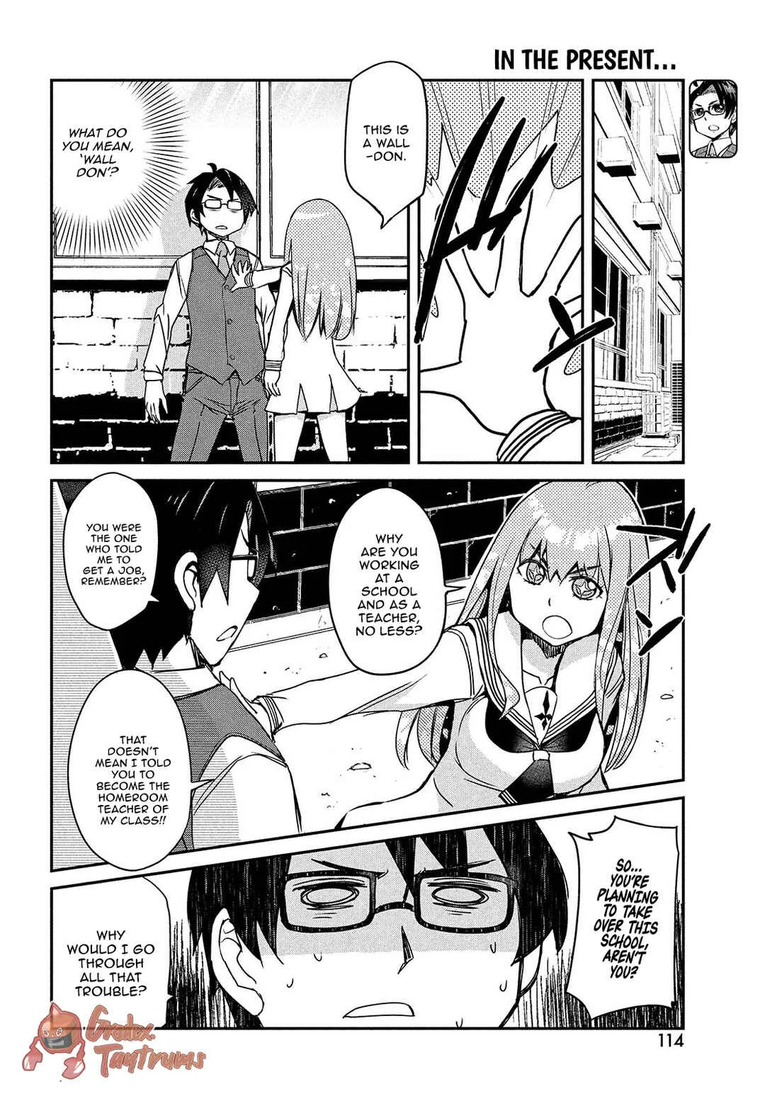 Hanaori-san wa Tensei Shite mo Kenka ga Shitai Chapter 2: A Secret between The Two of Us - Page 4