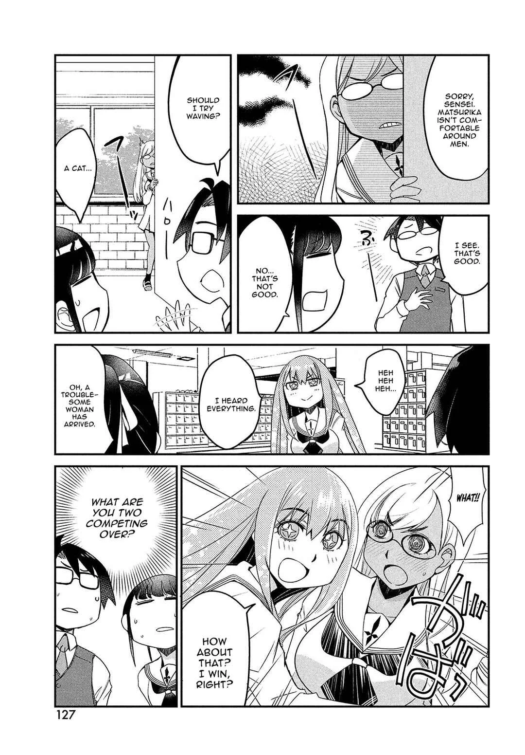 Hanaori-san wa Tensei Shite mo Kenka ga Shitai Chapter 3: The Mysterious Transfer Students - Page 5
