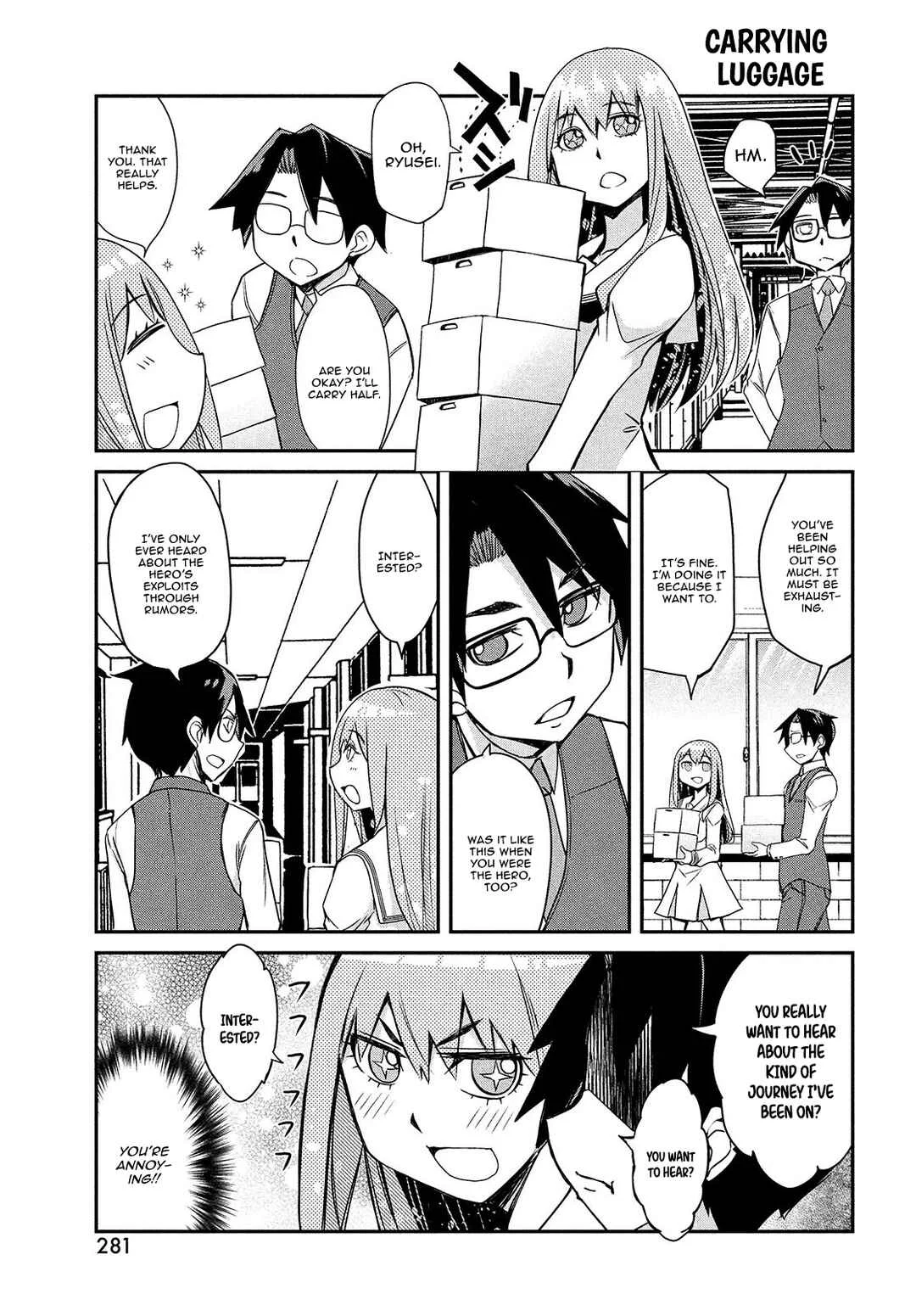 Hanaori-san wa Tensei Shite mo Kenka ga Shitai Chapter 5: The hero's Way - Page 3