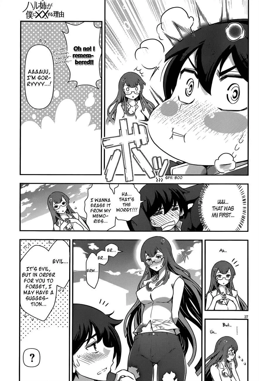 Haru-nee ga Boku ni XX Suru Riyuu Chapter 4: Haru-nee, you're just sucking too much in - Page 26