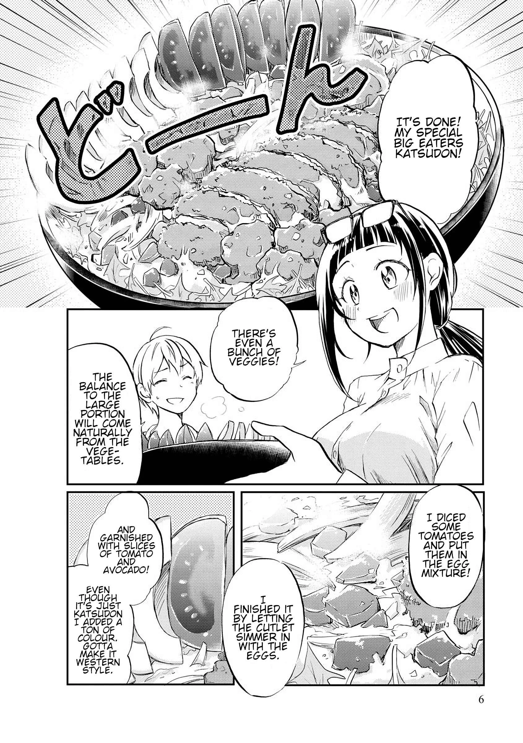 Harukawa-san wa Kyou mo Ueteiru Chapter 1: A Big Bowl of Karaage and Tonkatsu - Page 4
