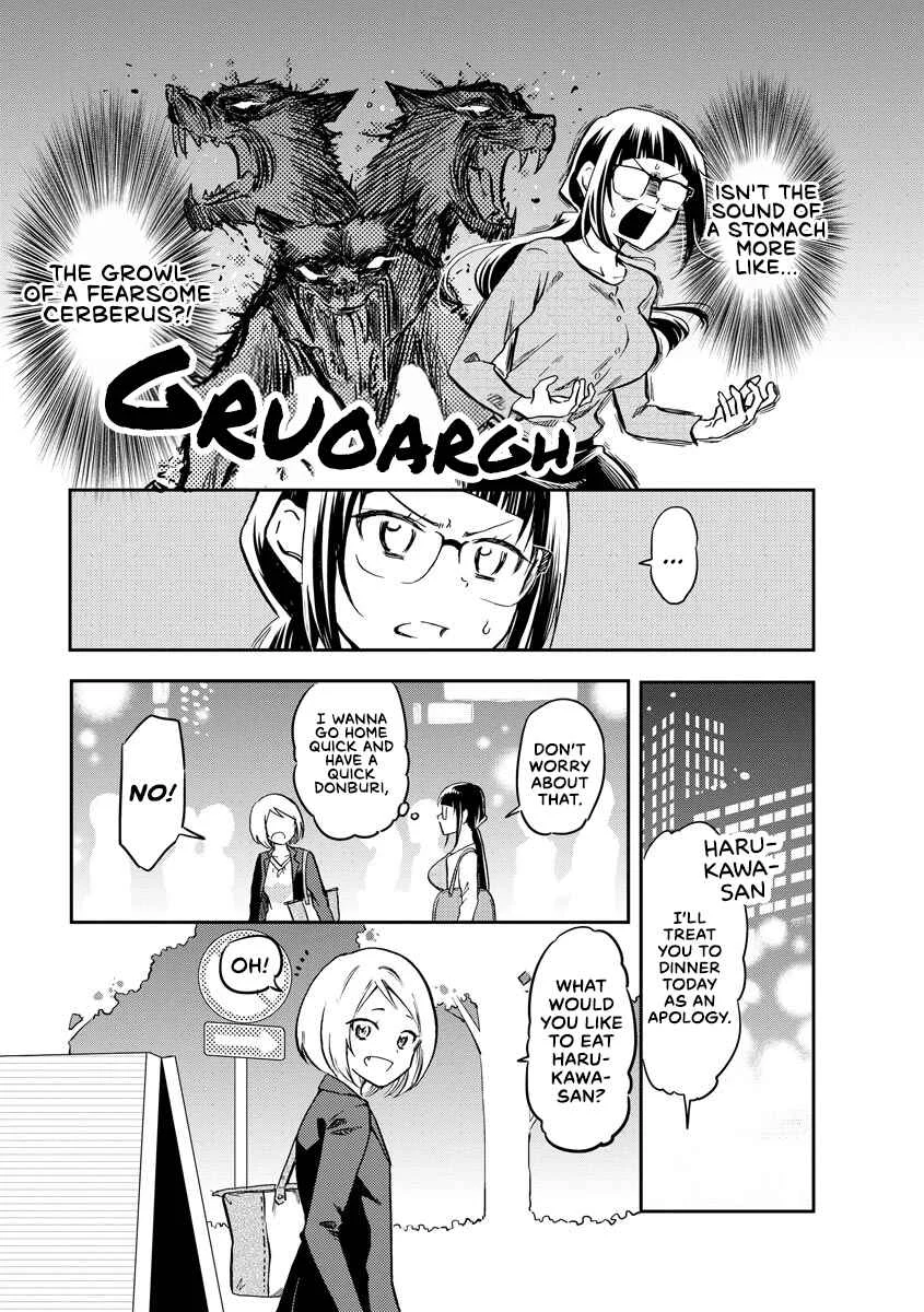 Harukawa-san wa Kyou mo Ueteiru Chapter 13: Tempura Pyramid Over Rice! - Page 3