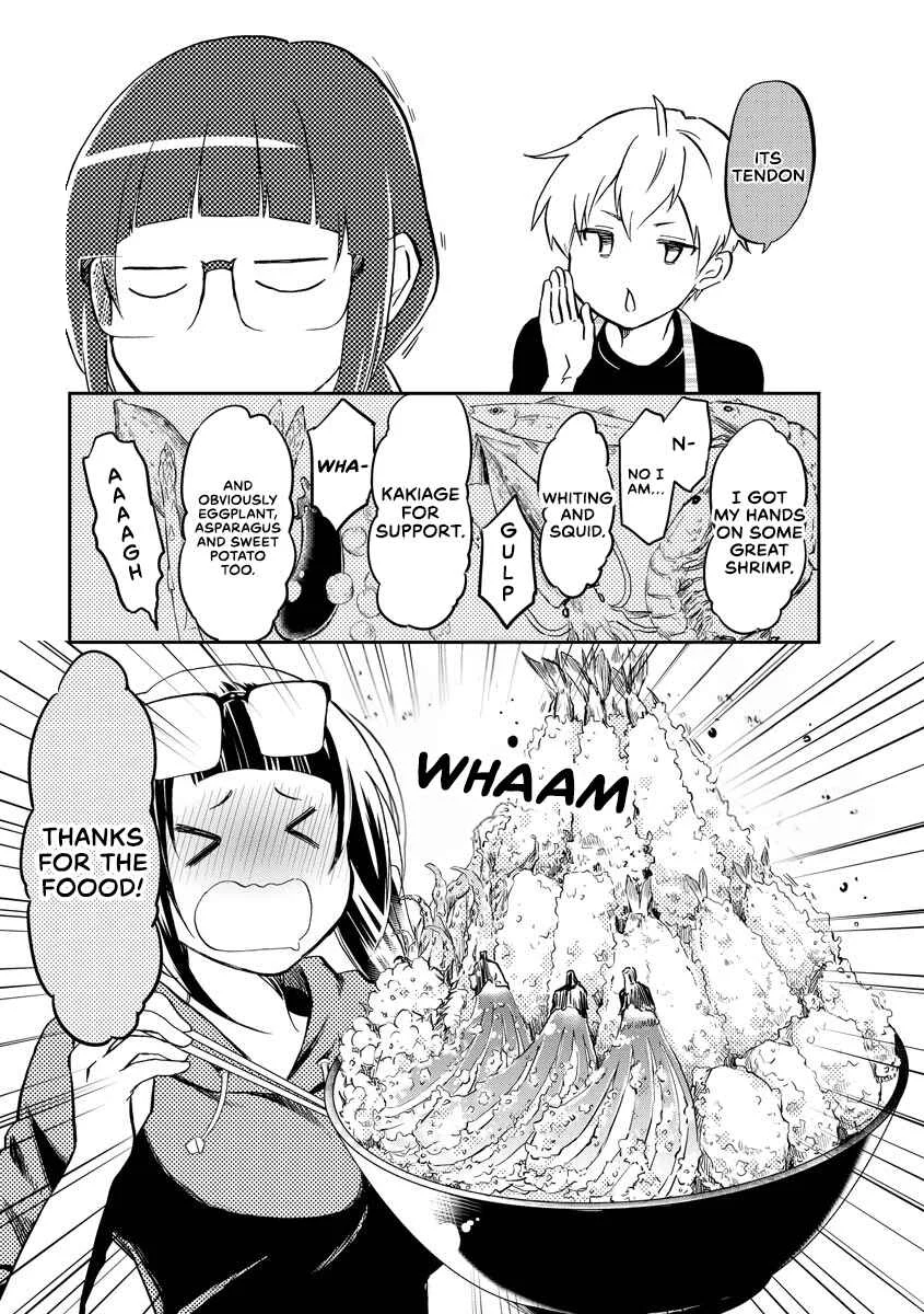 Harukawa-san wa Kyou mo Ueteiru Chapter 13: Tempura Pyramid Over Rice! - Page 11