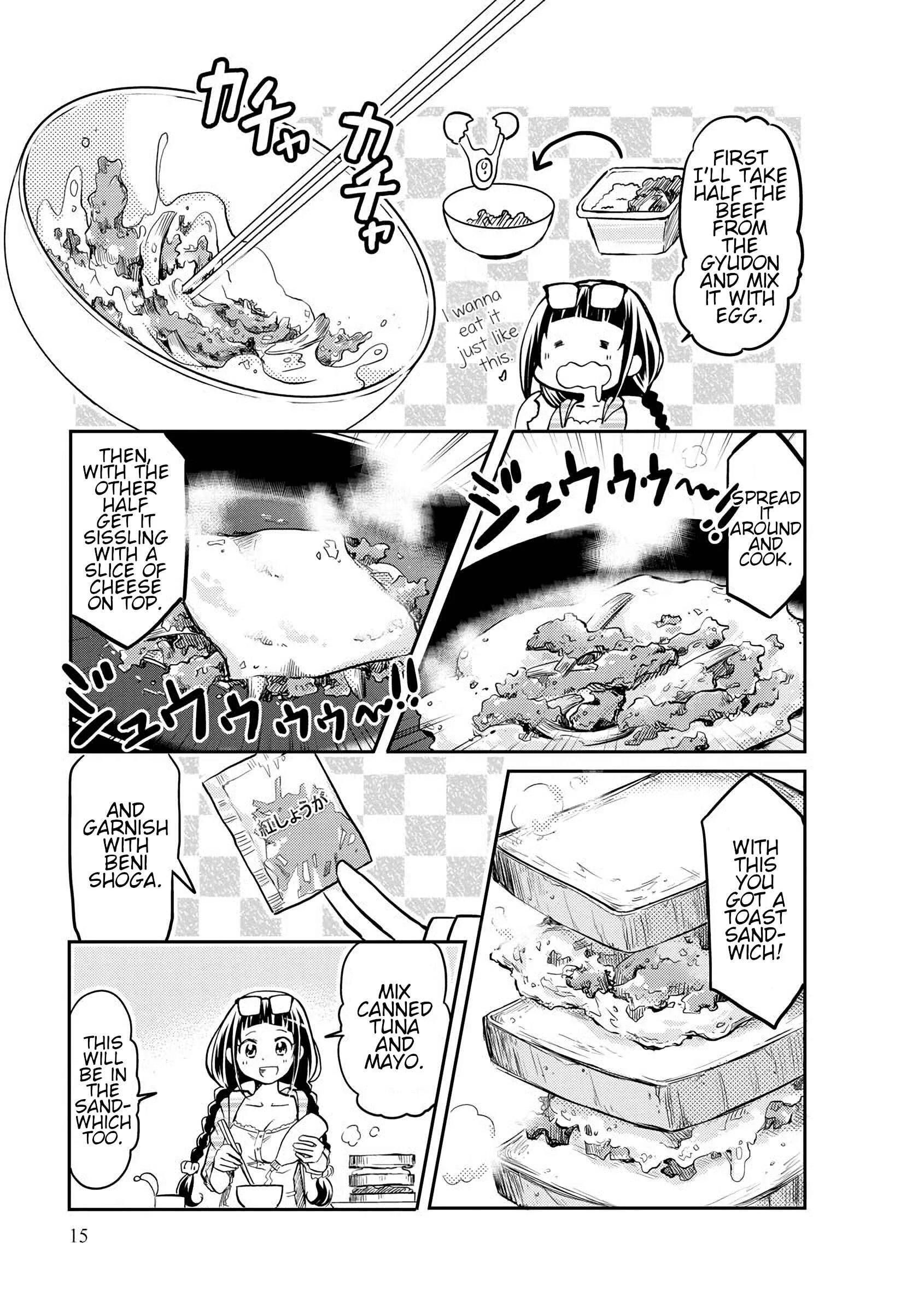 Harukawa-san wa Kyou mo Ueteiru Chapter 2: Super Sized Gyuudon. - Page 5