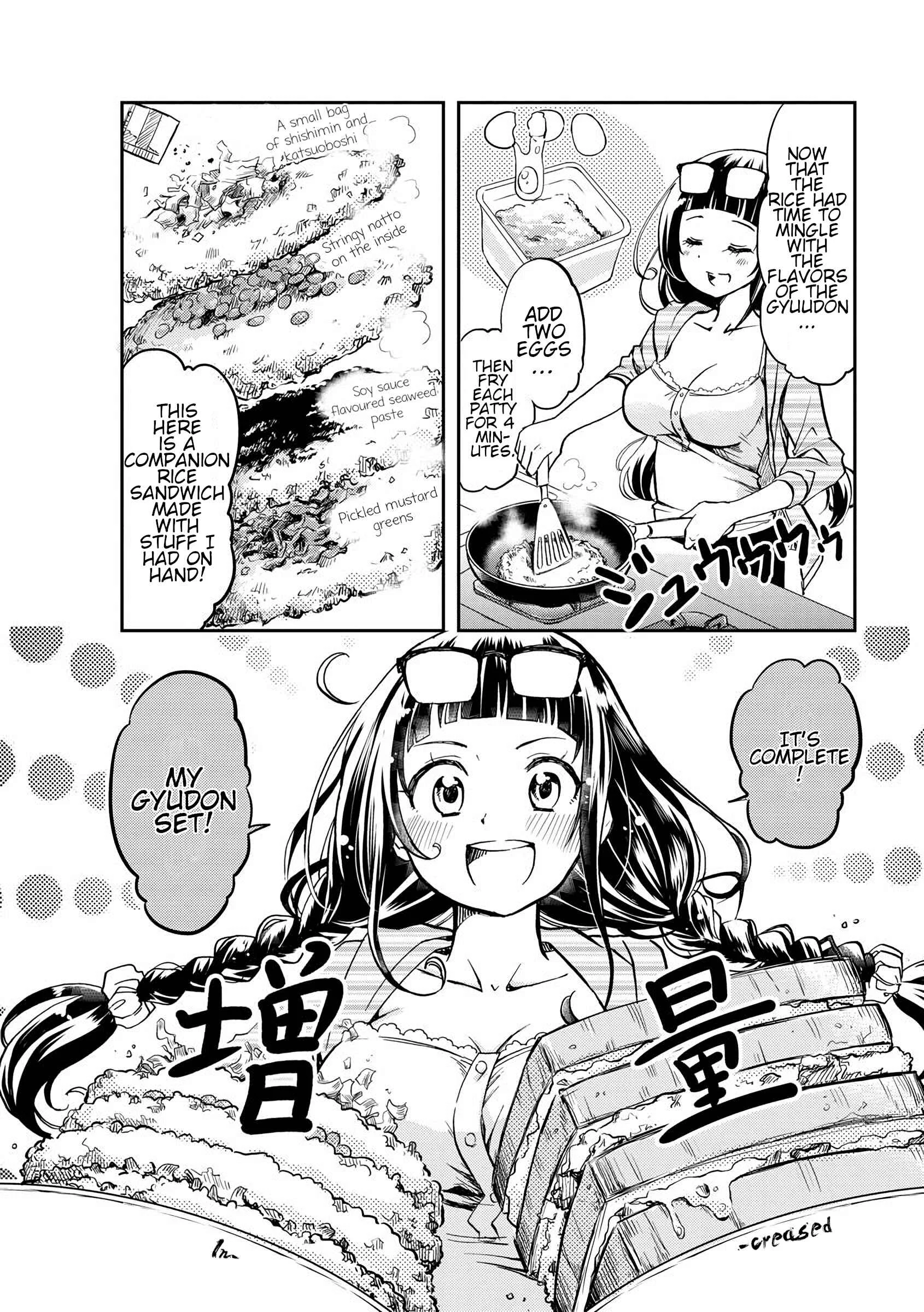 Harukawa-san wa Kyou mo Ueteiru Chapter 2: Super Sized Gyuudon. - Page 6