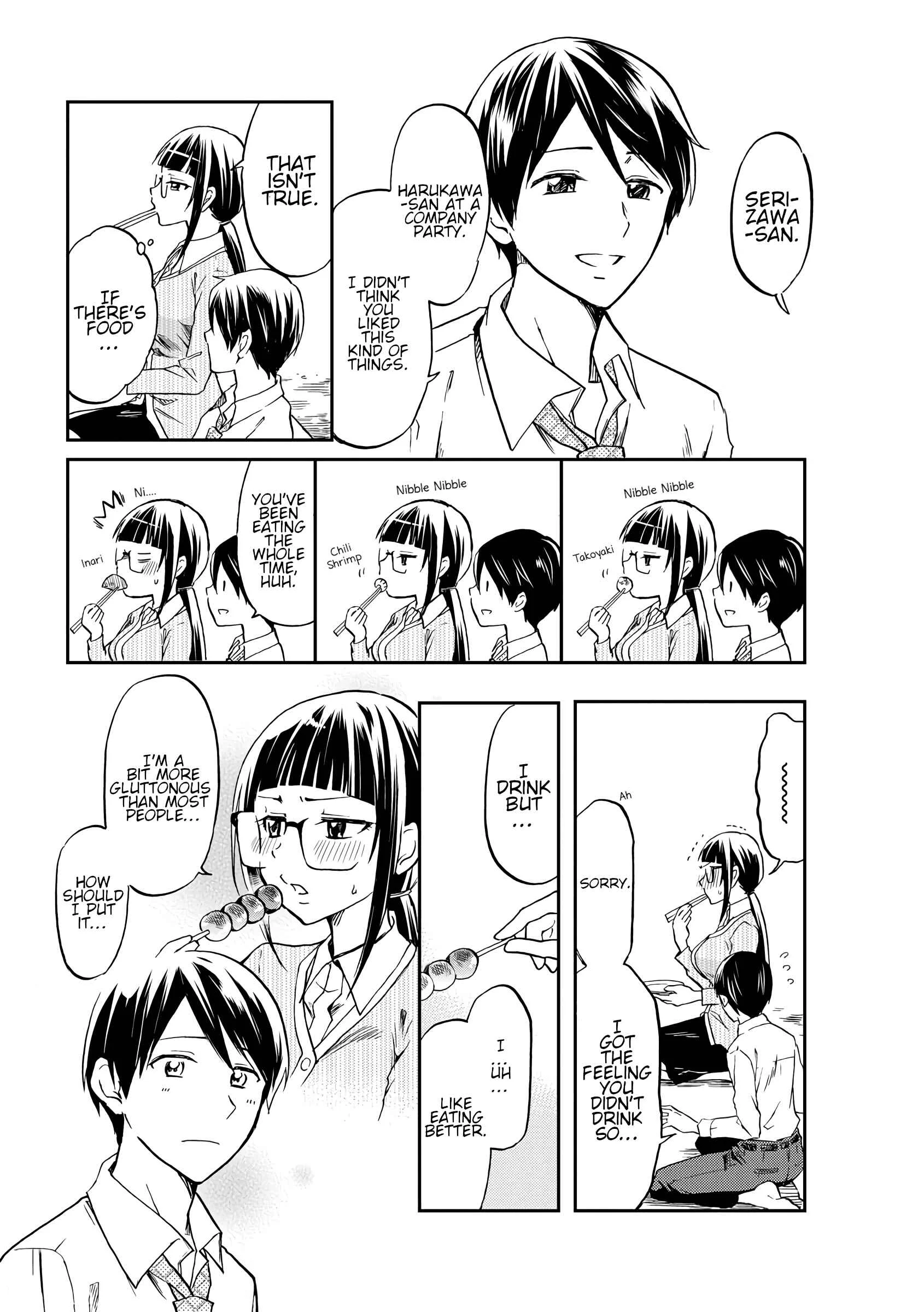 Harukawa-san wa Kyou mo Ueteiru Chapter 4: All You Can Eat At The Flower Viewing Party - Page 5