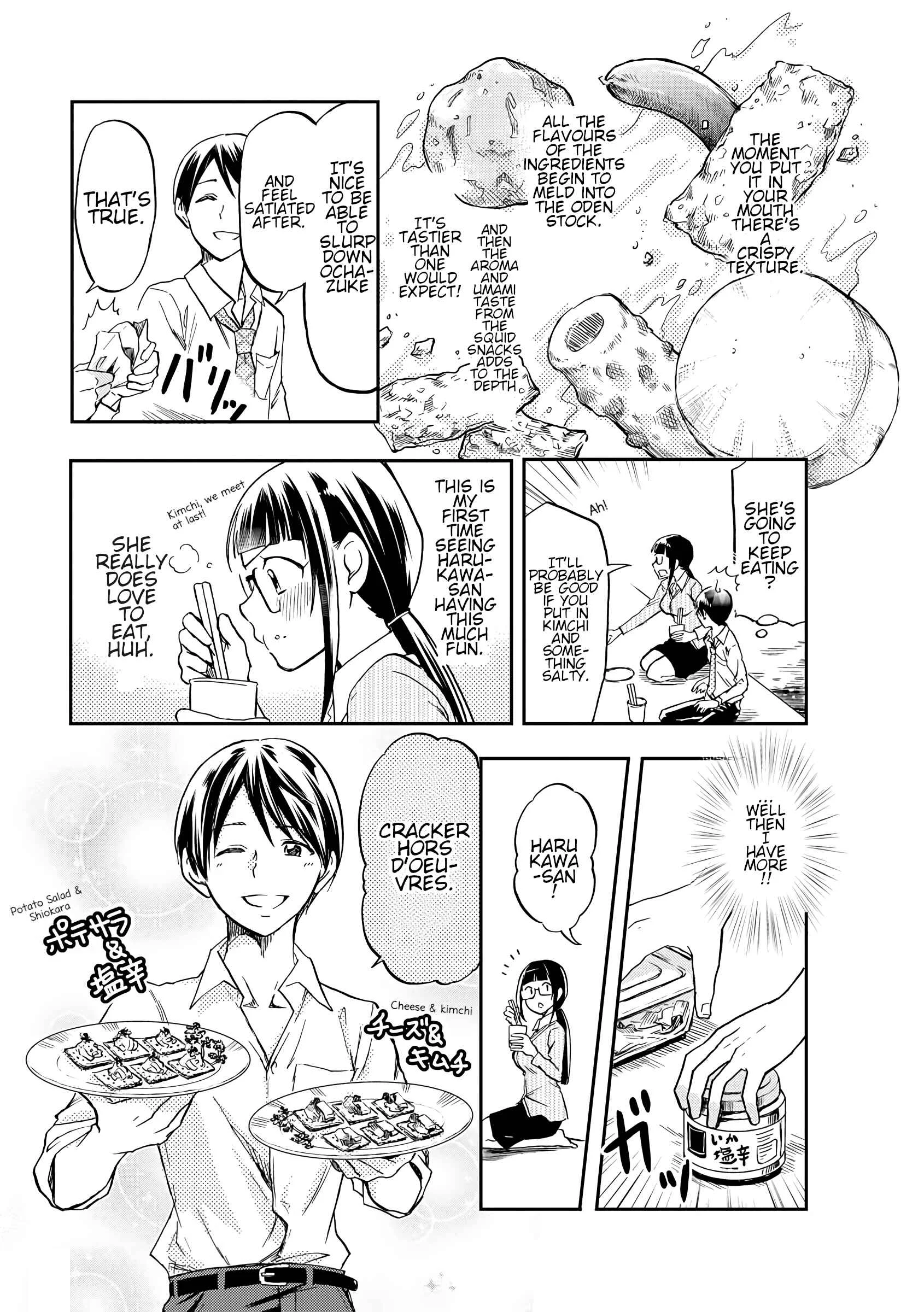 Harukawa-san wa Kyou mo Ueteiru Chapter 4: All You Can Eat At The Flower Viewing Party - Page 9