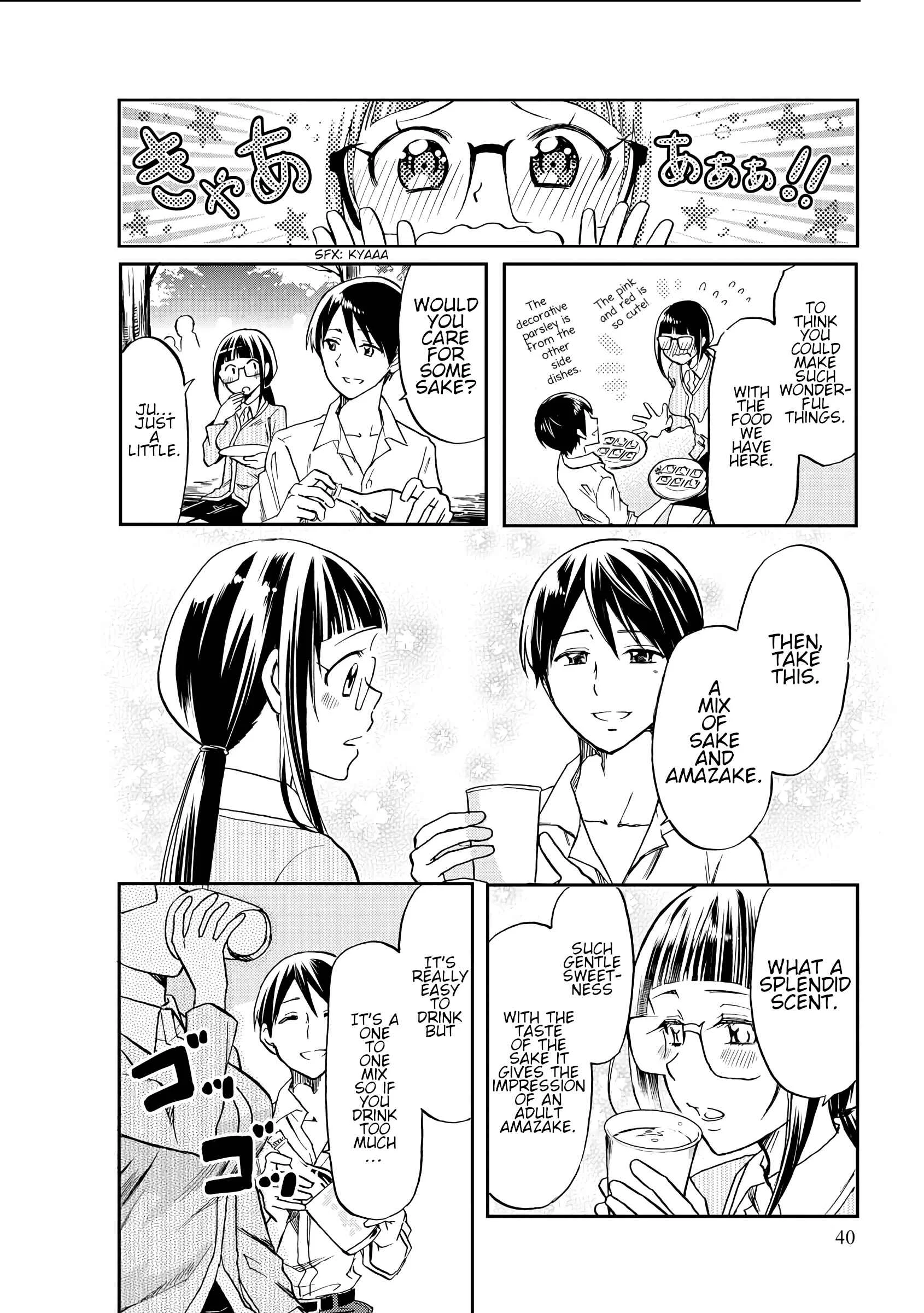 Harukawa-san wa Kyou mo Ueteiru Chapter 4: All You Can Eat At The Flower Viewing Party - Page 10