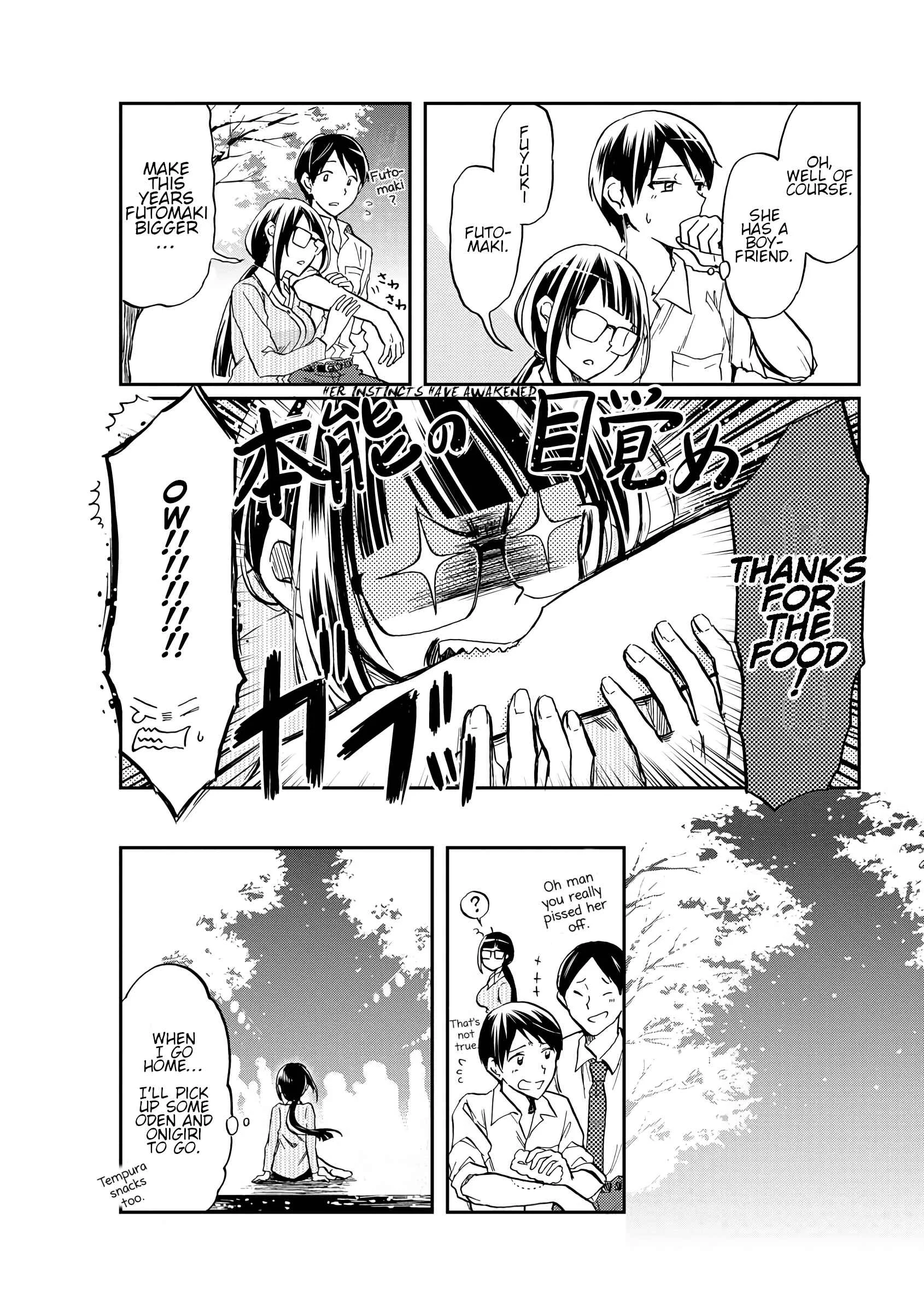 Harukawa-san wa Kyou mo Ueteiru Chapter 4: All You Can Eat At The Flower Viewing Party - Page 12