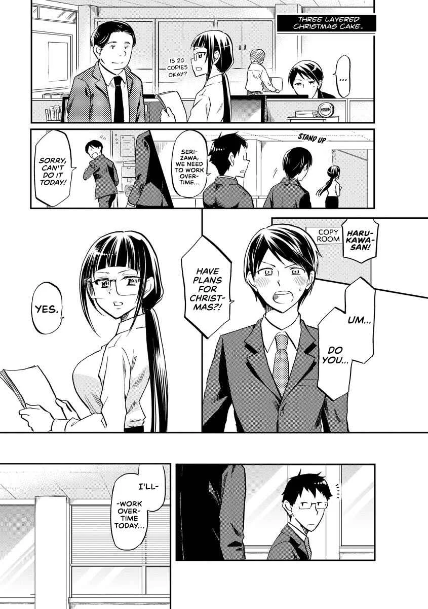Harukawa-san wa Kyou mo Ueteiru Chapter 8: Three Layer Christmas Cake - Page 1