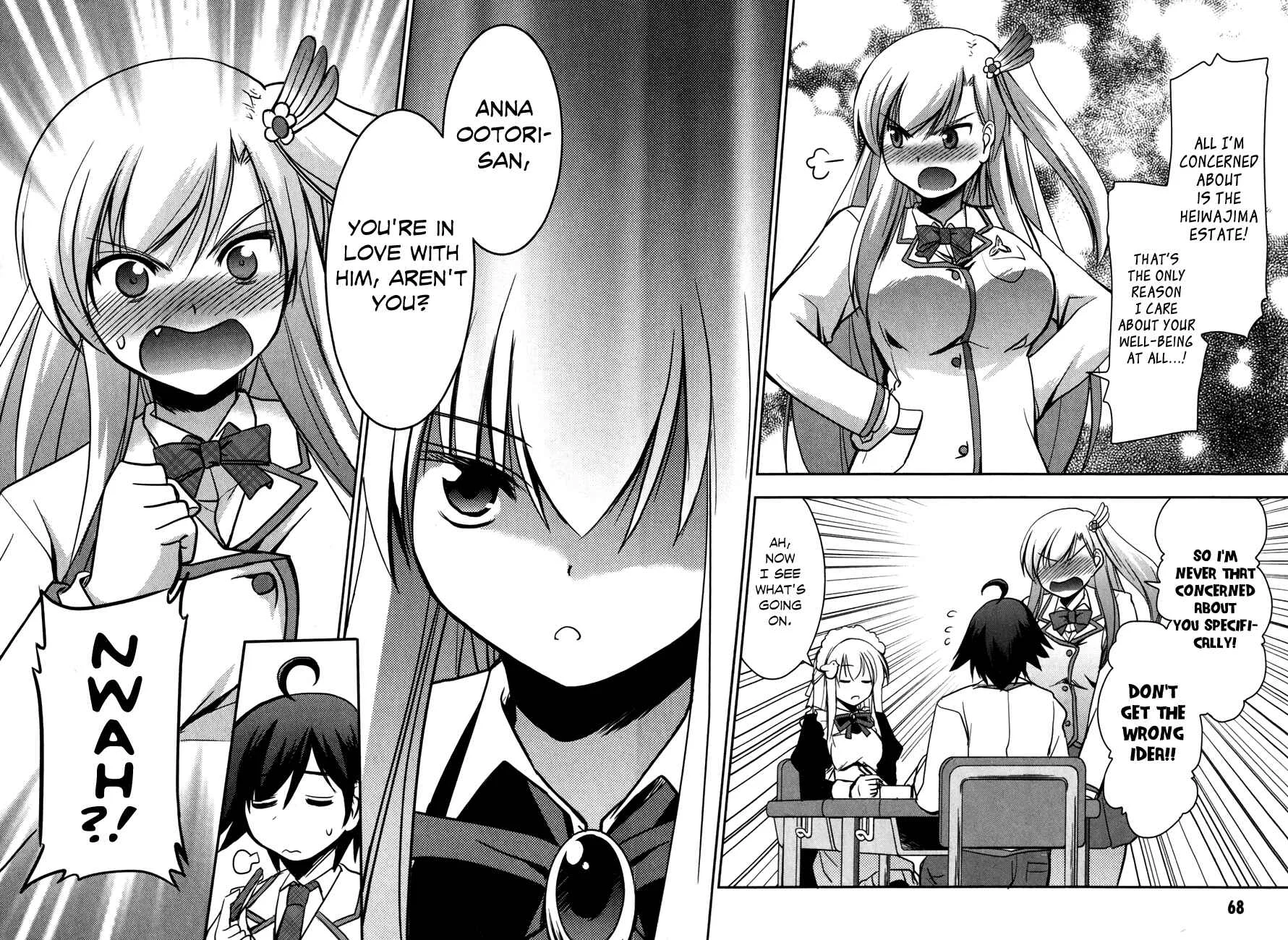 Hatoko-san to Love Comedy Chapter 2: She's My Maid, Little Sister, Childhood Friend, Evil Instructor, and Classmate - Page 23