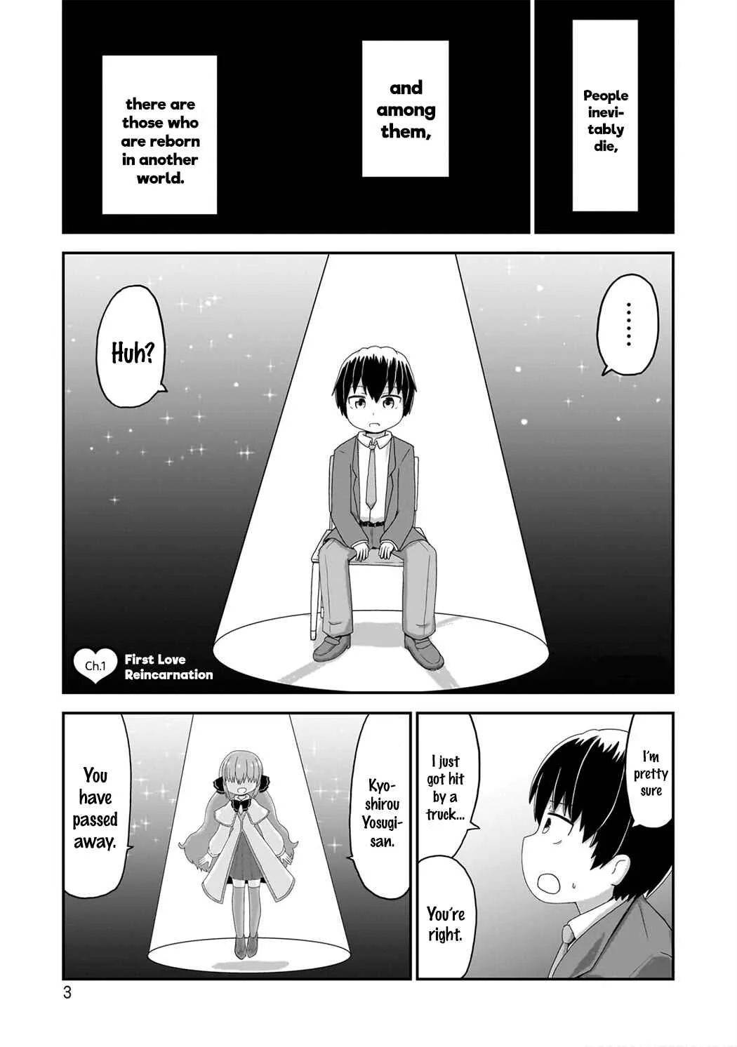 Hatsukoi Tensei Near-Death Goddess Chapter 1: First Love Reincarnation - Page 4