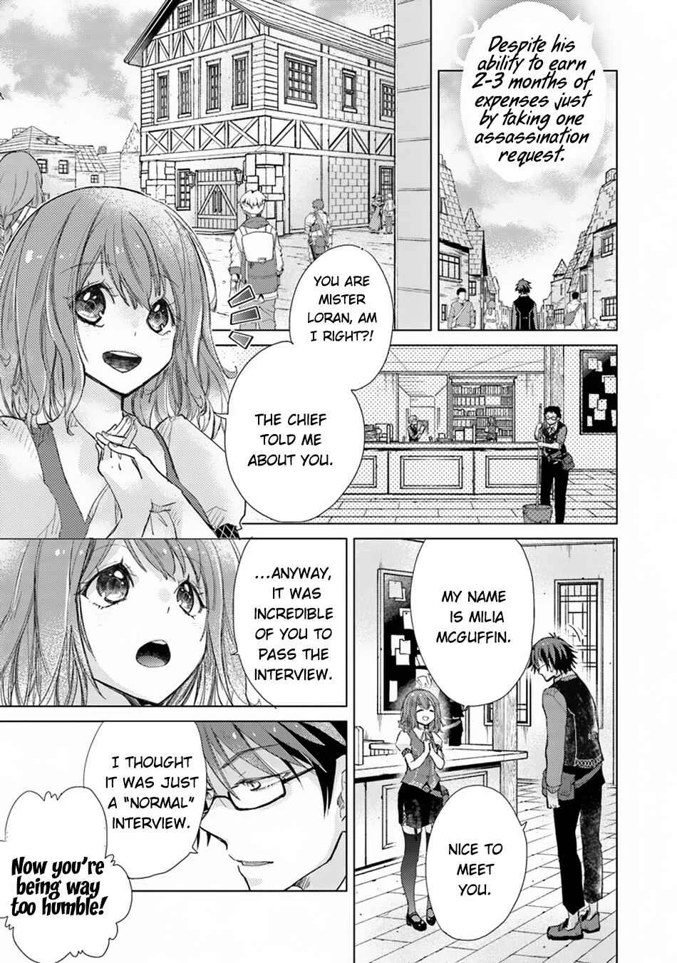 Hazure Skill "Kage ga Usui" o Motsu Guild Shokuin ga, Jitsu wa Densetsu no Ansatsusha Chapter 2 - Page 4
