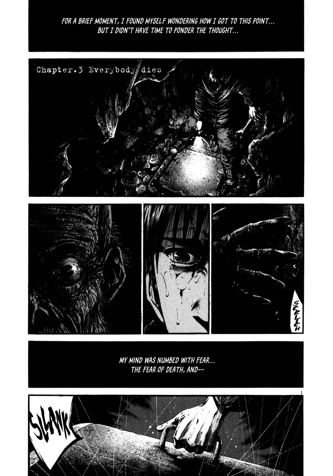 Hideout Chapter 3: Everybody Dies - Page 1