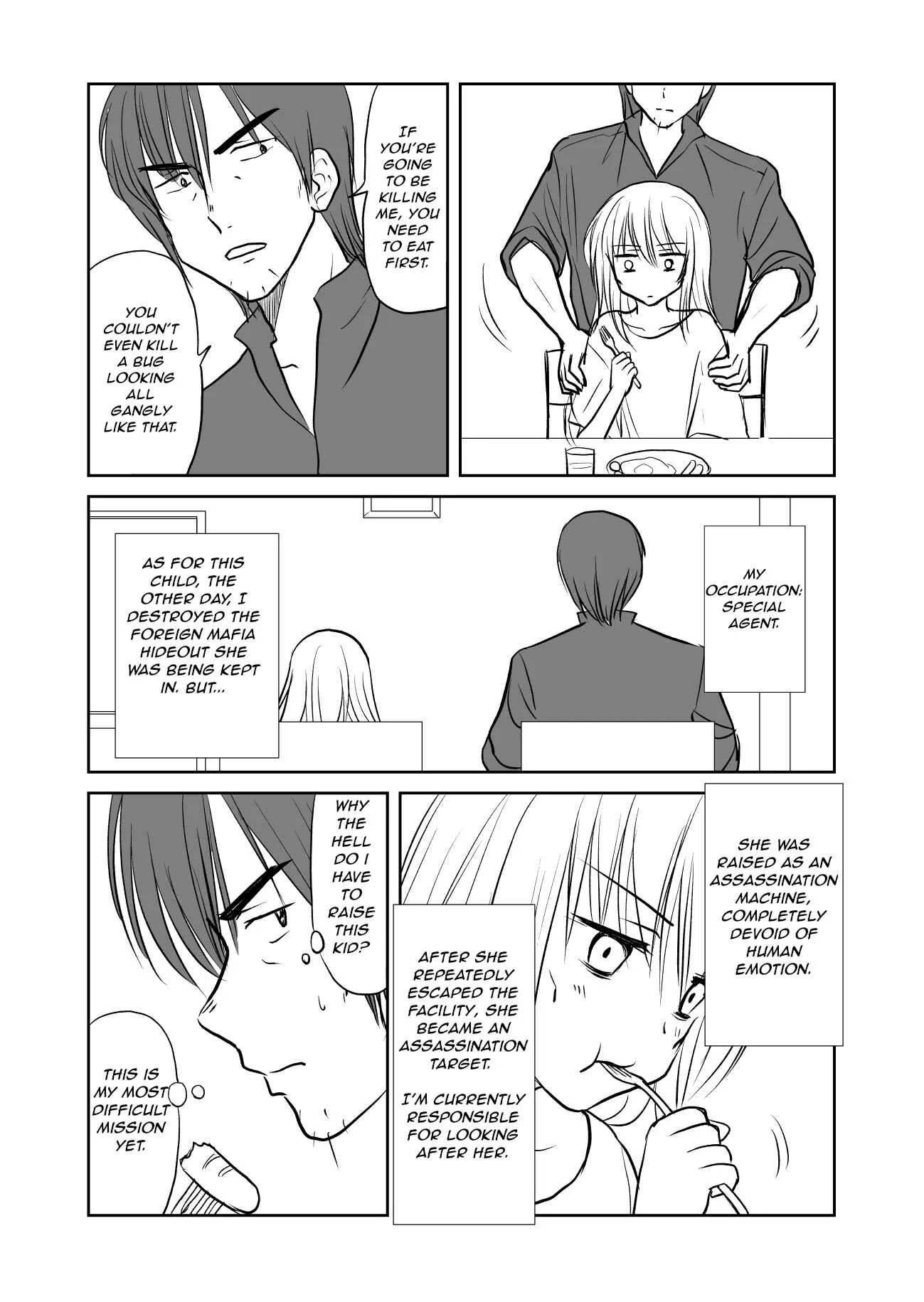 Hikitotta Musume ga Asashindatta Chapter 1.1: Assassination, Advance Notice of Assassination - Page 4