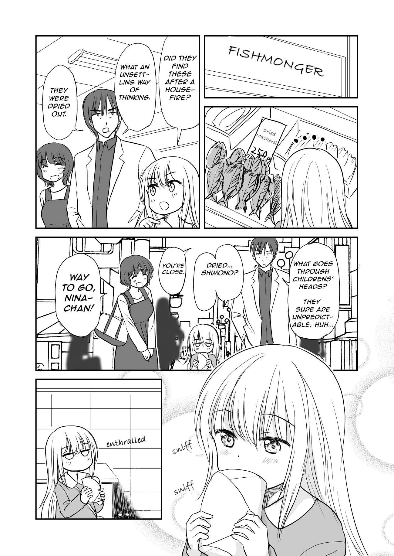 Hikitotta Musume ga Asashindatta Chapter 2.1: Going Shopping, Food for the Cat - Page 4