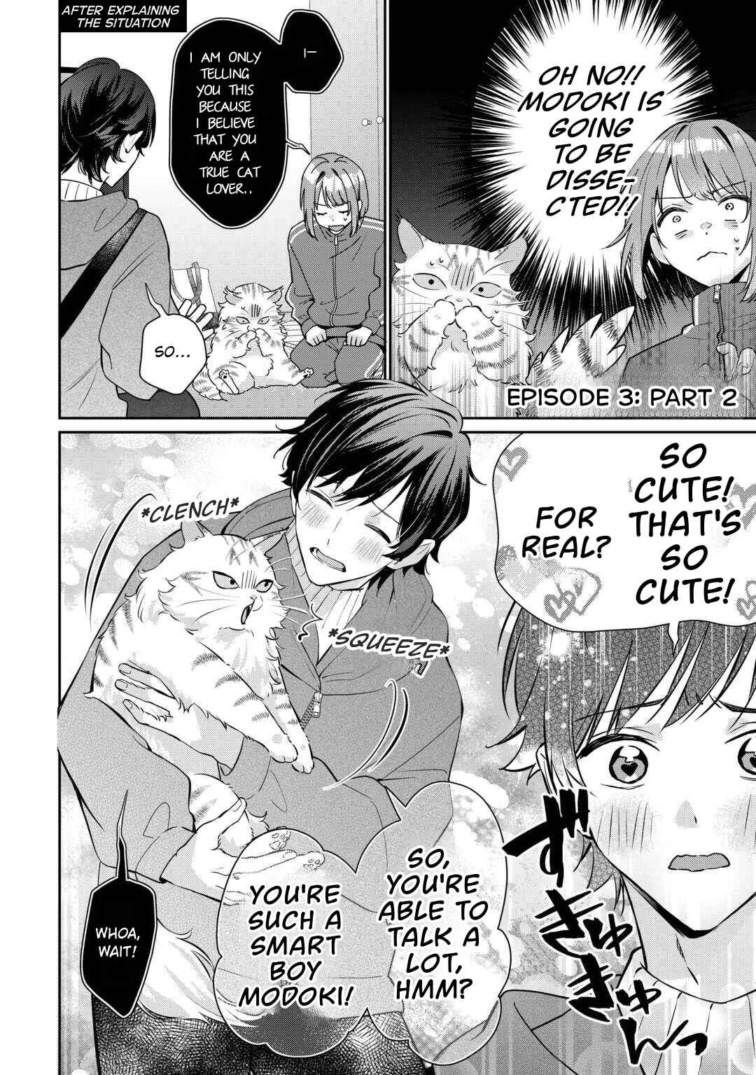 Hirotta no ga Hontou ni Neko ka wa Utagawashii Chapter 3.2: Episode 3 (Part 2) - Page 1