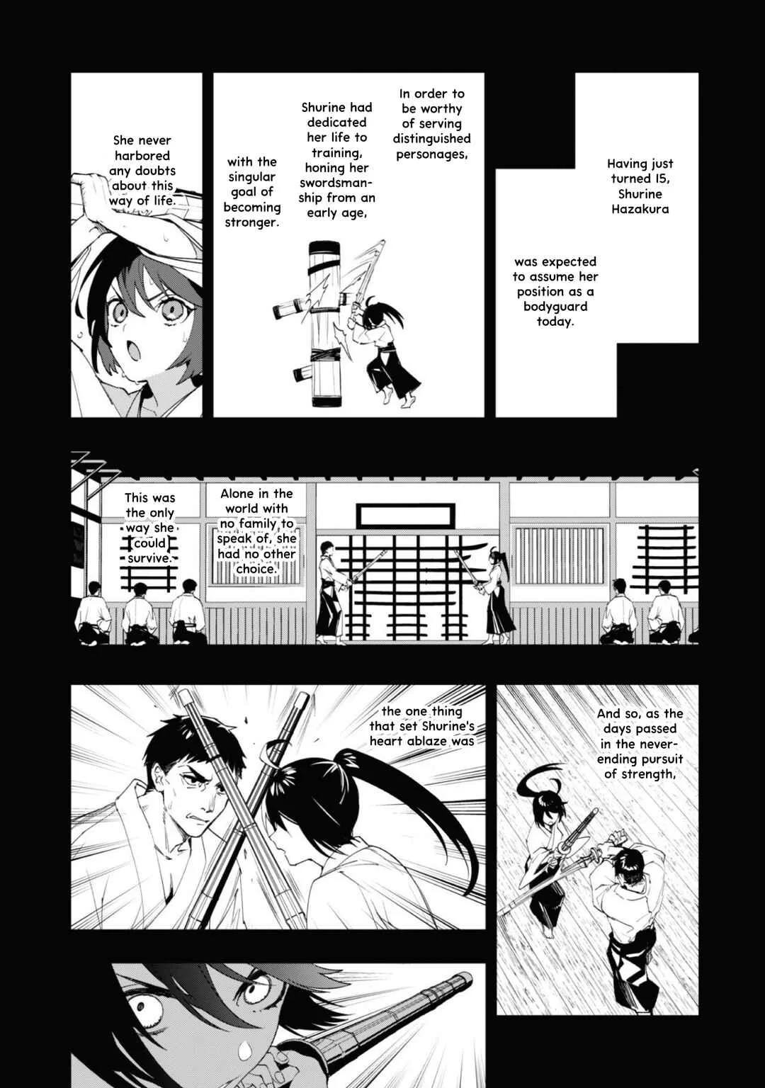 "Hitokiri" Shoujo Koushaku Reijou no Goei ni Naru Chapter 1 - Page 6