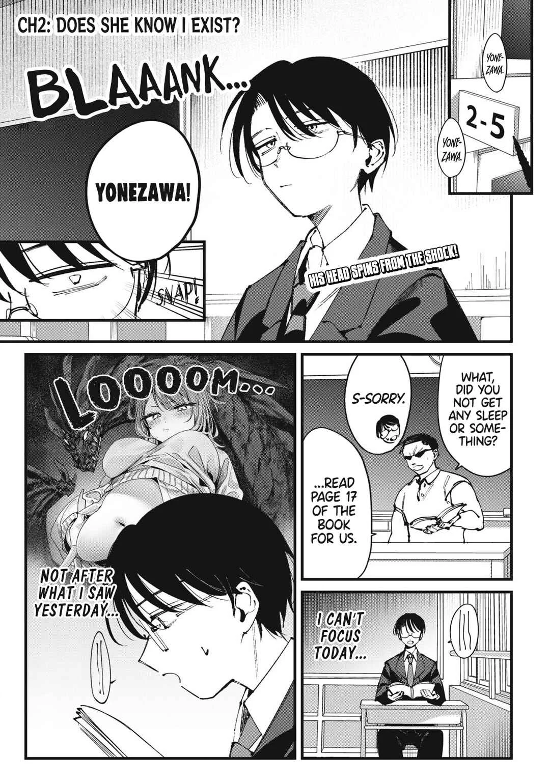 Hochiya-san wa Amariaru Chapter 2: Does She Know I Exist? - Page 1