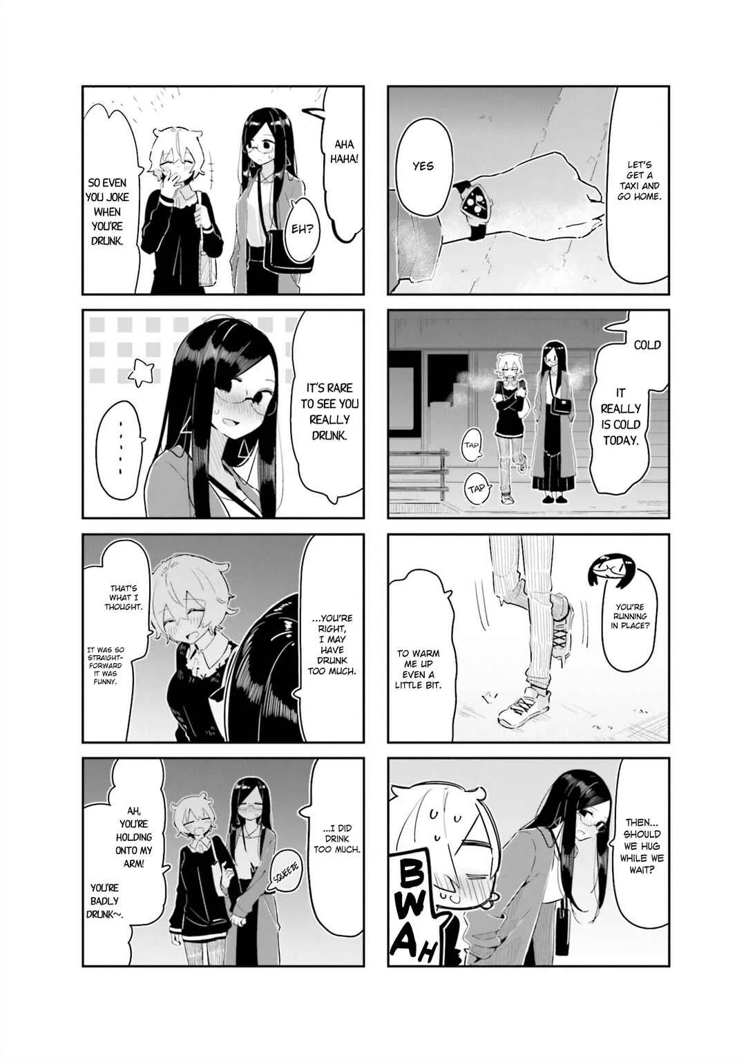 Hogushite, Yui-san Chapter 4: Delicious After-Overtime Sake - Page 8