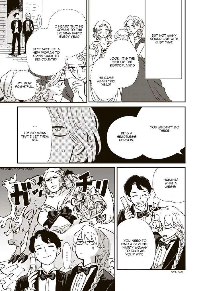 Hokuo Kizoku to Moukinzuma no Yukiguni Karigurashi Chapter 1 - Page 9