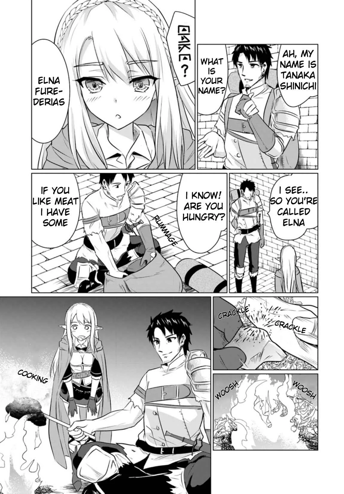 Homeless Tensei: Isekai de Jiyuusugiru Jikyuujisoku Seikatsu Chapter 1: Homeless and Mage Elf - Page 28