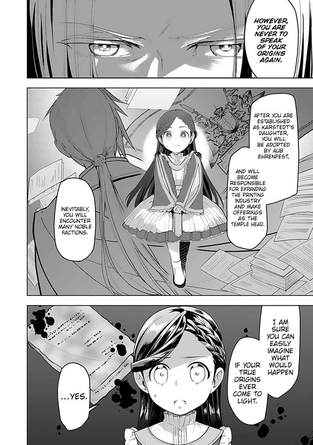 Honzuki no Gekokujou: Shisho ni Naru tame ni wa Shudan o Erandeiraremasen—Dai-3 Bu: Ryouchi ni Hon o Hirogeyou! Chapter 1: A Noble's Daughter - Page 19