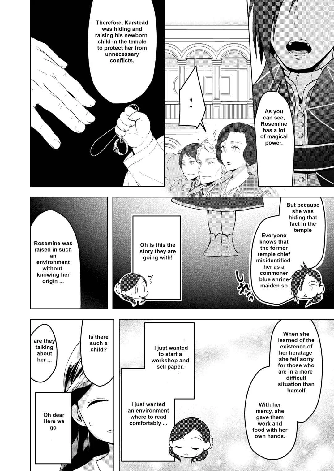 Honzuki no Gekokujou: Shisho ni Naru tame ni wa Shudan o Erandeiraremasen—Dai-3 Bu: Ryouchi ni Hon o Hirogeyou! Chapter 2: The Lord's Adopted Daughter - Page 22
