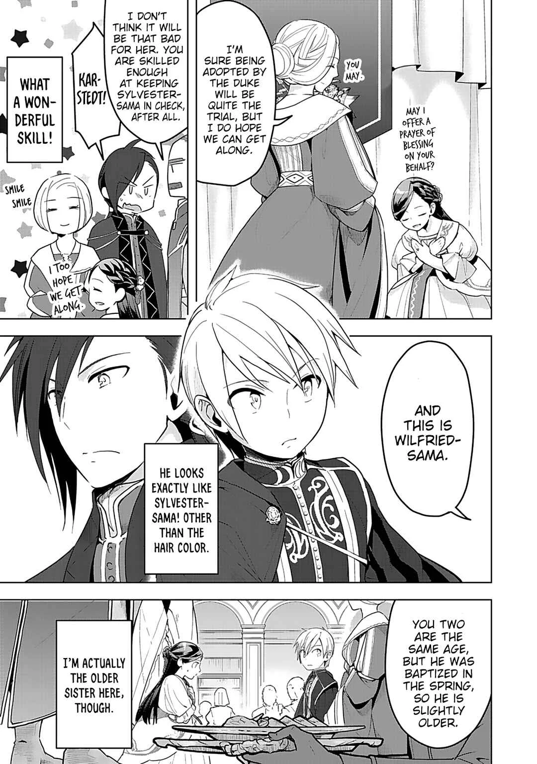 Honzuki no Gekokujou: Shisho ni Naru tame ni wa Shudan o Erandeiraremasen—Dai-3 Bu: Ryouchi ni Hon o Hirogeyou! Chapter 3: The Duke's Adopted Daughter and her Guardian Knights - Page 4