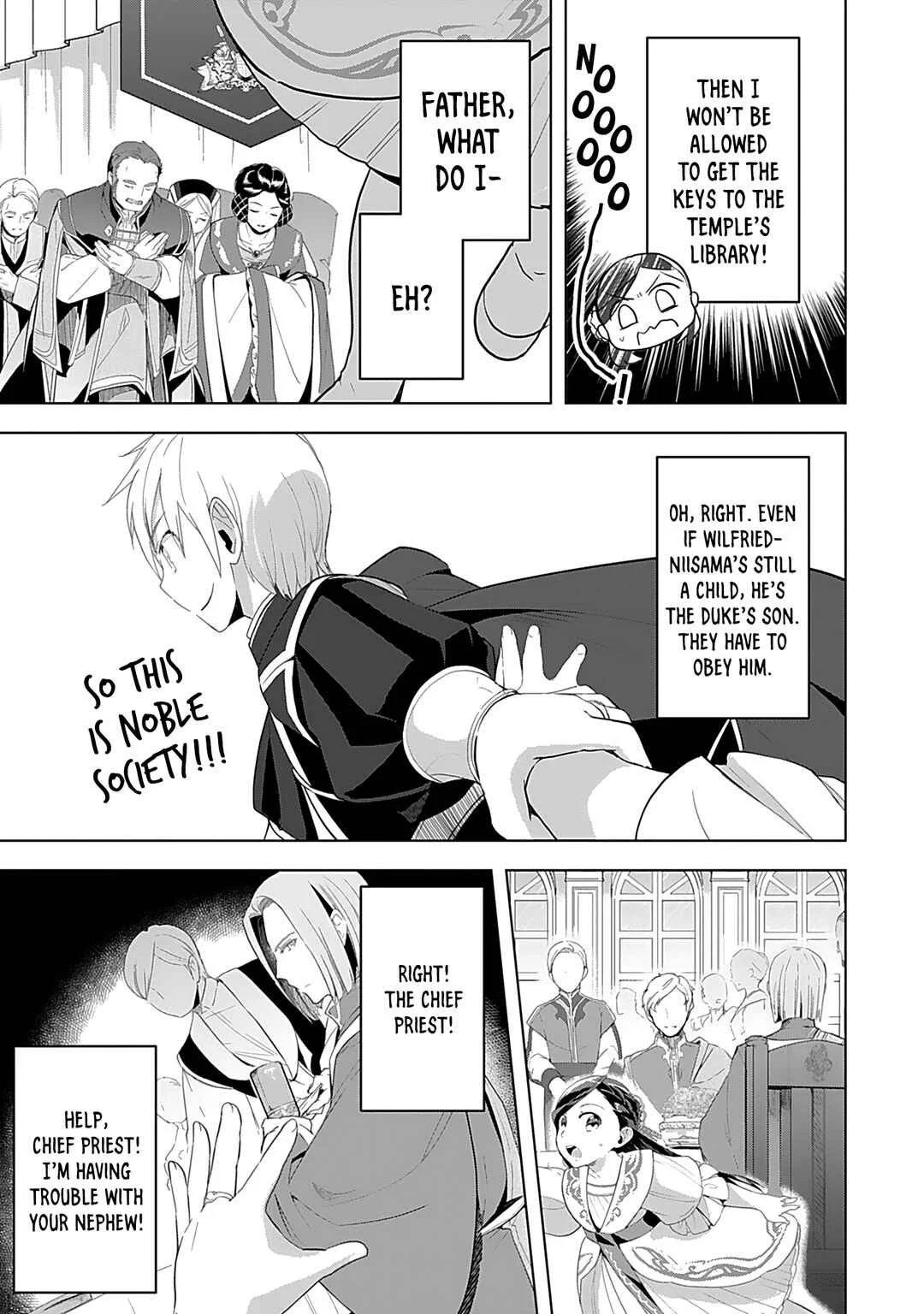 Honzuki no Gekokujou: Shisho ni Naru tame ni wa Shudan o Erandeiraremasen—Dai-3 Bu: Ryouchi ni Hon o Hirogeyou! Chapter 3: The Duke's Adopted Daughter and her Guardian Knights - Page 10