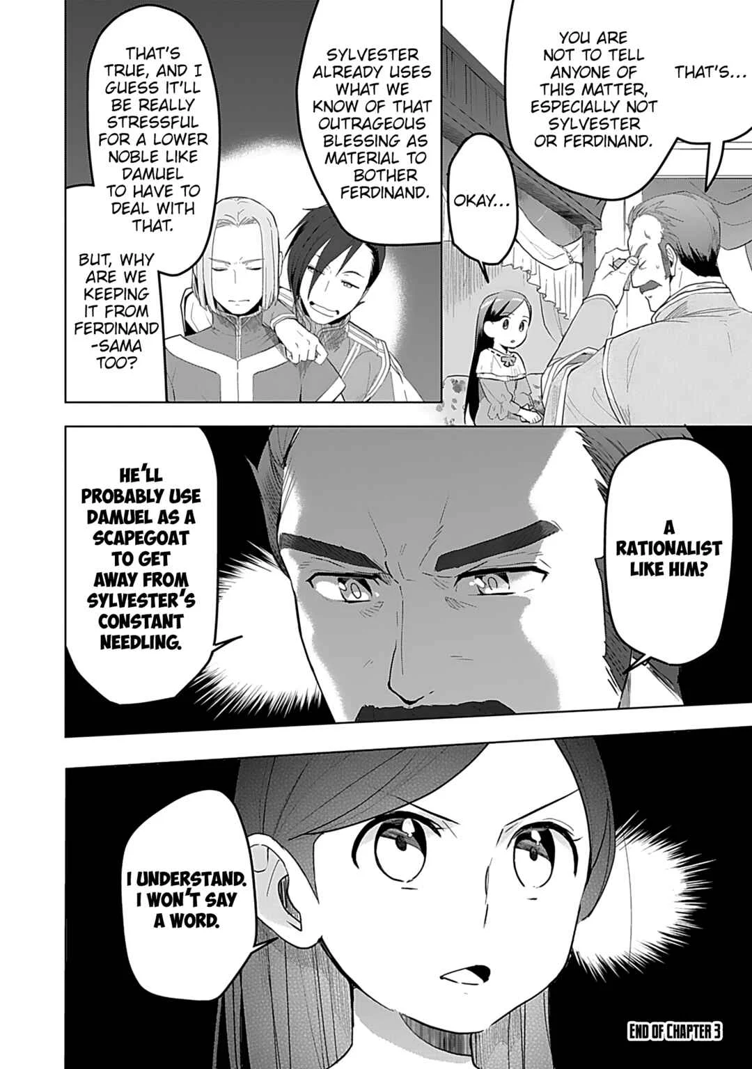 Honzuki no Gekokujou: Shisho ni Naru tame ni wa Shudan o Erandeiraremasen—Dai-3 Bu: Ryouchi ni Hon o Hirogeyou! Chapter 3: The Duke's Adopted Daughter and her Guardian Knights - Page 21