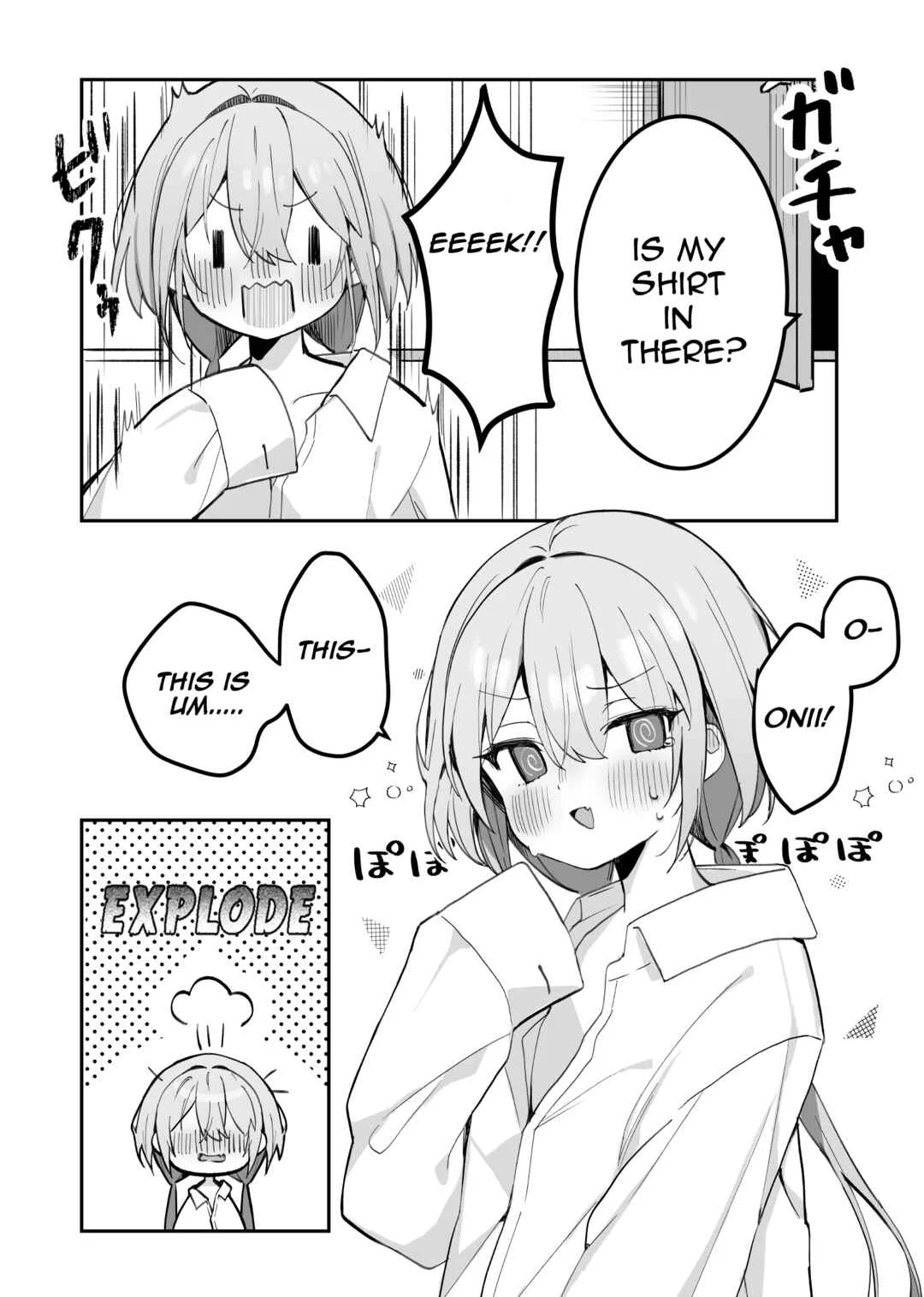 Hoppe ga Mochimochi na Imouto-chan Chapter 3: A little sister who is curious about her brother's shirt - Page 3
