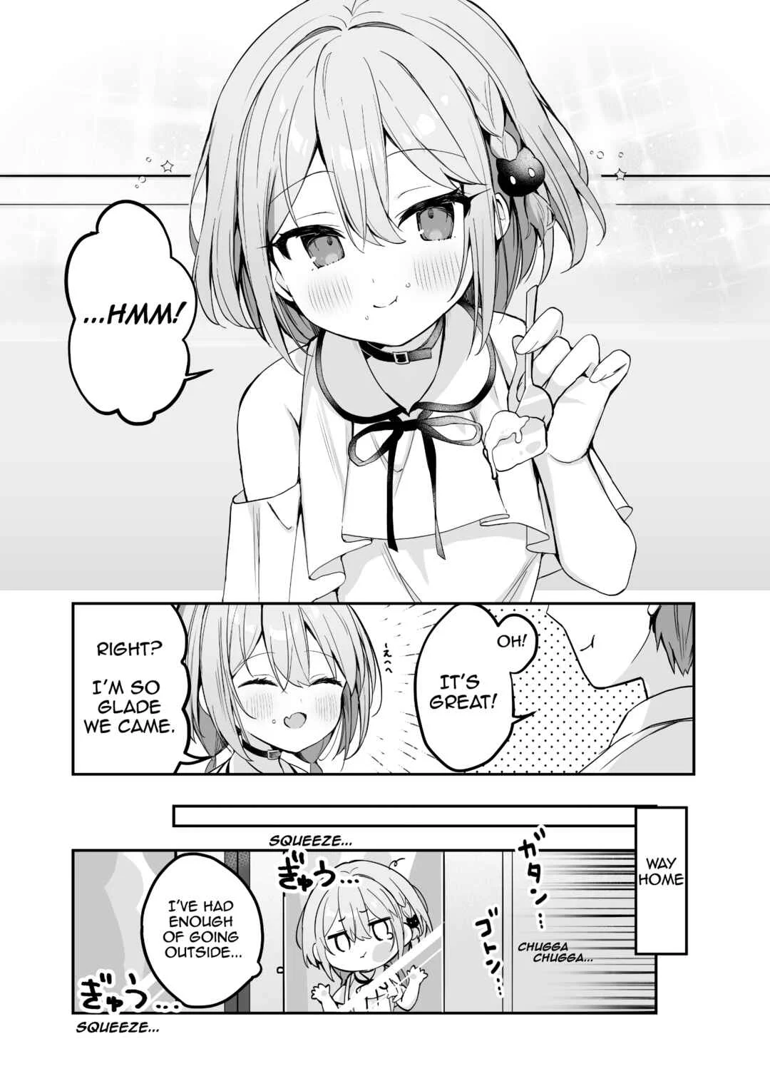 Hoppe ga Mochimochi na Imouto-chan Chapter 4: A little sister who wants to go to a restaurant - Page 4