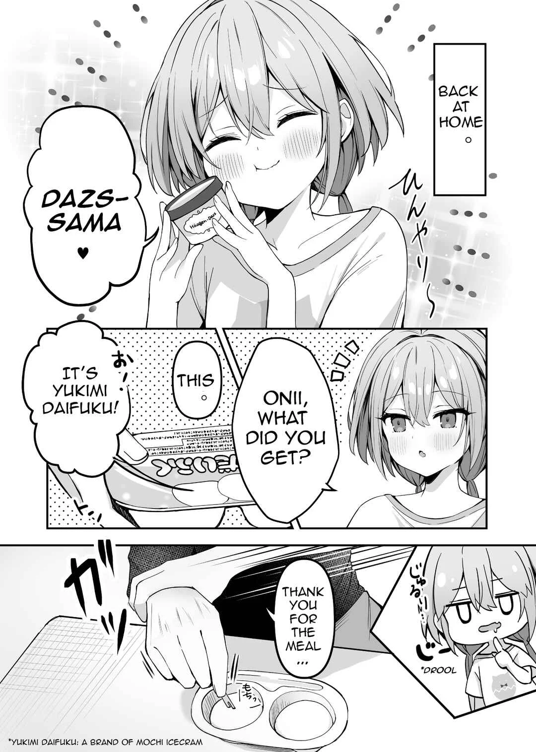 Hoppe ga Mochimochi na Imouto-chan Chapter 5: A little sister who wants ice cream - Page 3