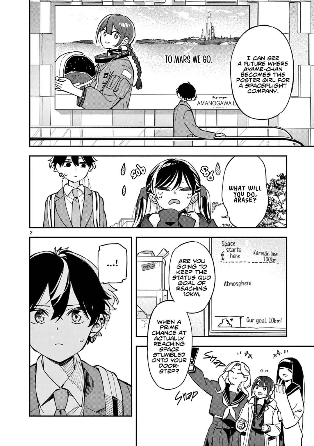 Houkago, Bokura wa Uchuu ni Madou Chapter 3: What Will You Do? - Page 2