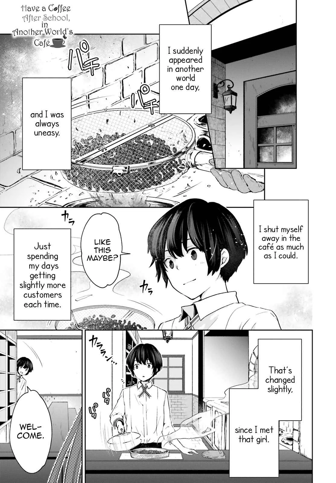 Houkago wa, Isekai Kissa de Coffee wo Chapter 5: Fifth Cup - Page 1