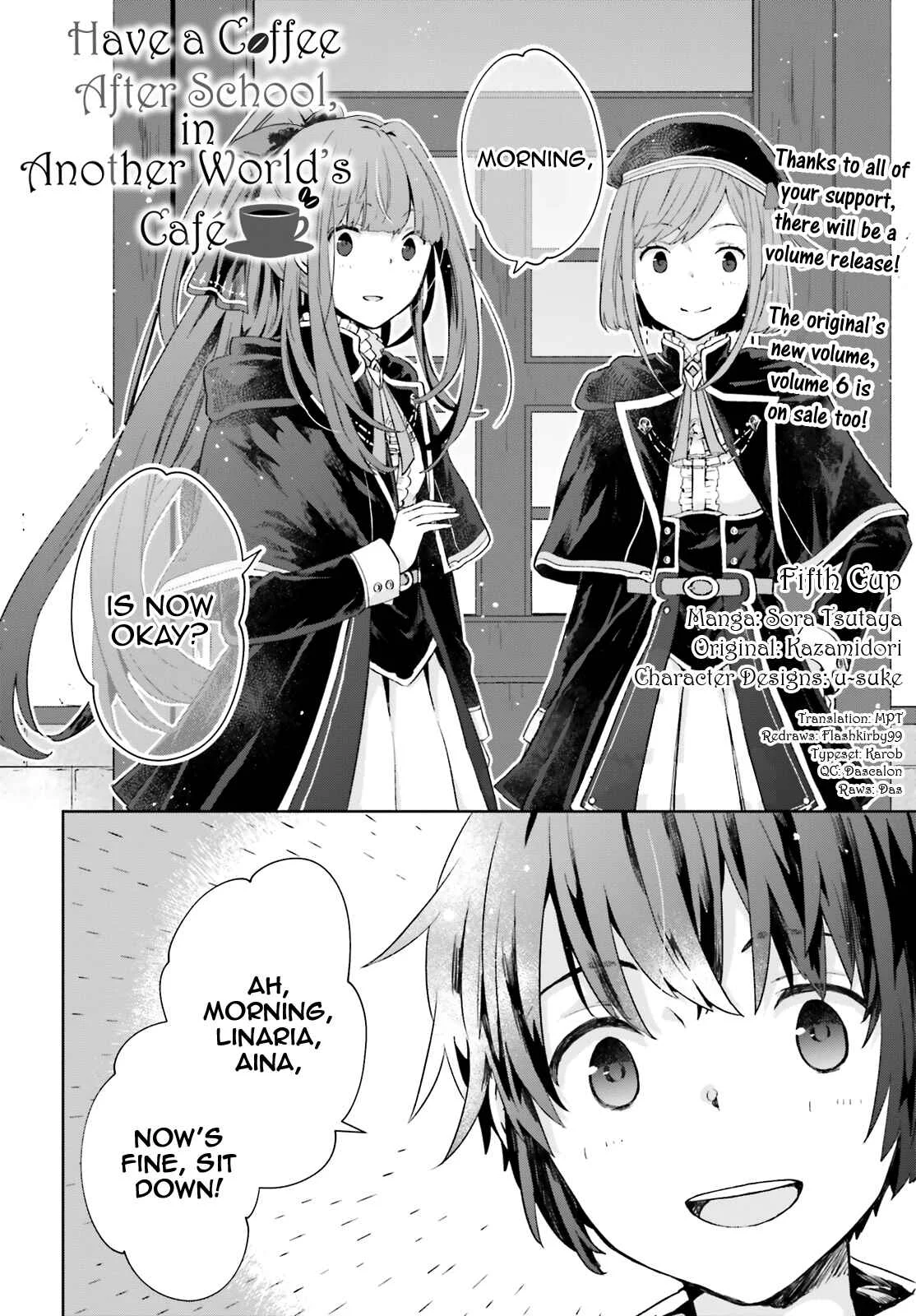 Houkago wa, Isekai Kissa de Coffee wo Chapter 5: Fifth Cup - Page 2