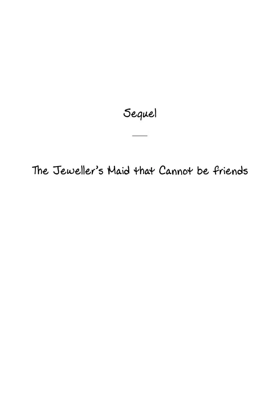 Housekishou no Maid Chapter 2.5: The Jeweler's Maid that cannot be friends - Page 1
