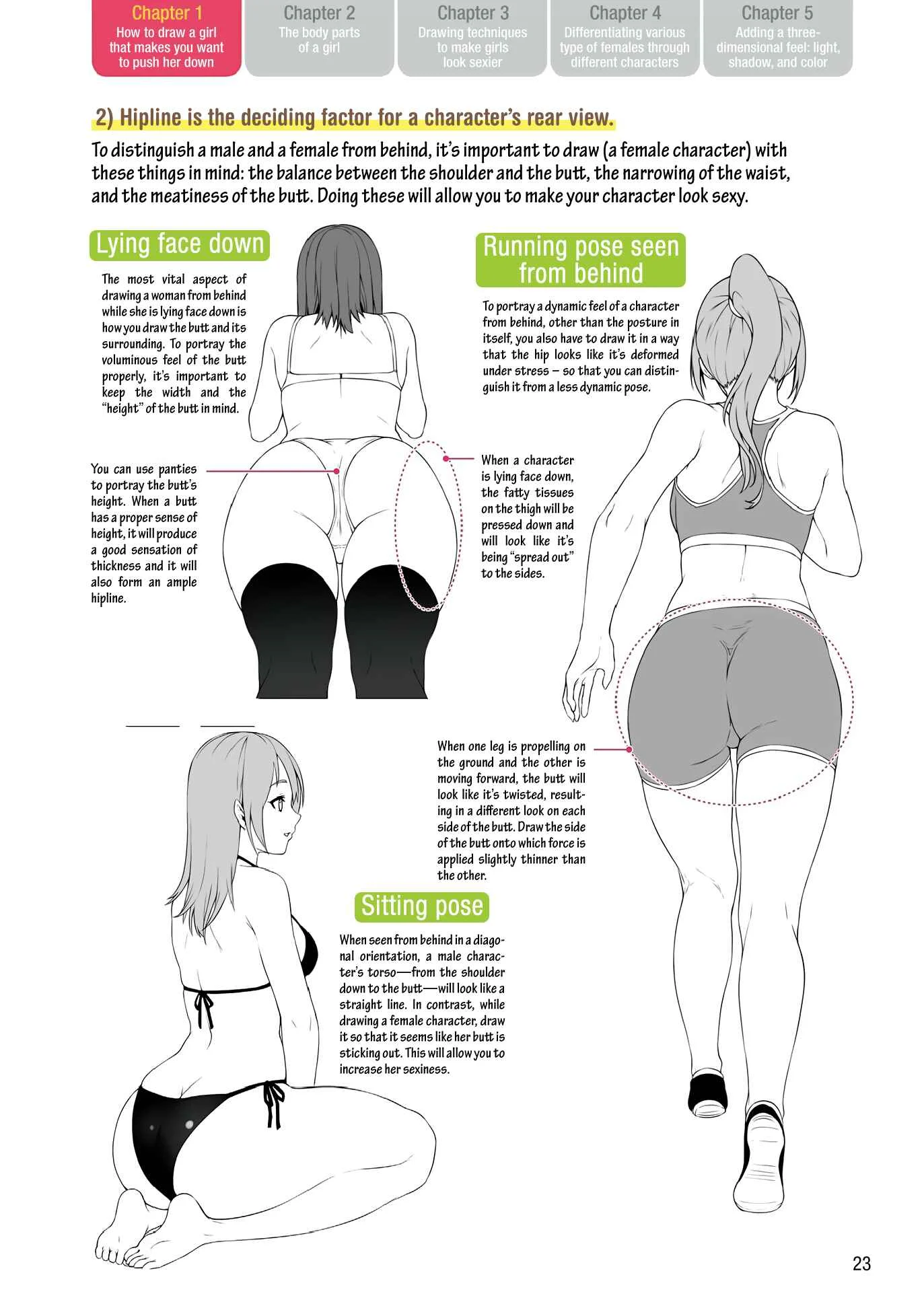 How to Draw a (Slightly) Sexy Girl Chapter 1: How To Draw a Girl that Makes You Want to Push Her Down - Page 11