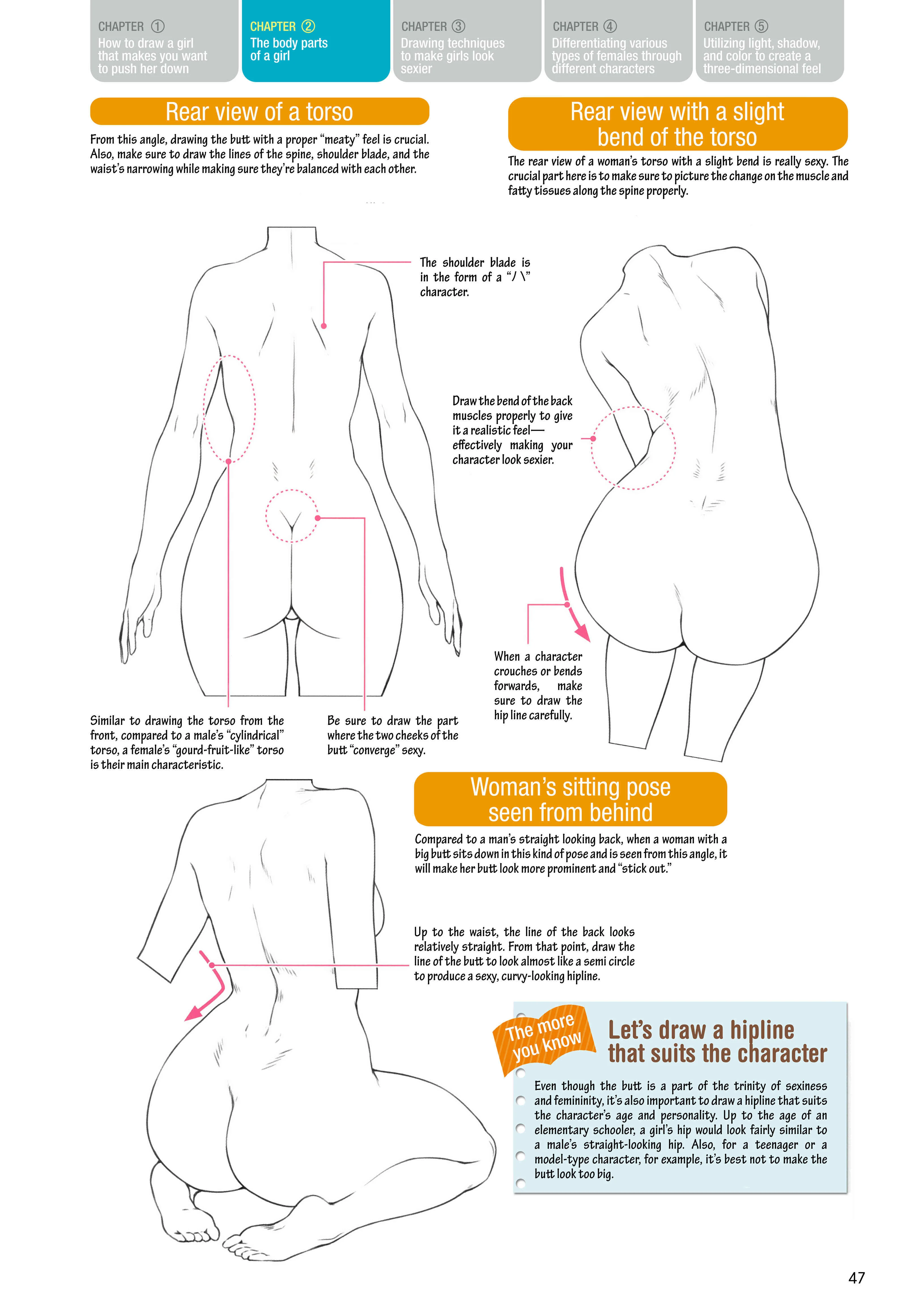 How to Draw a (Slightly) Sexy Girl Chapter 2: The Body Parts of A Girl. - Page 21