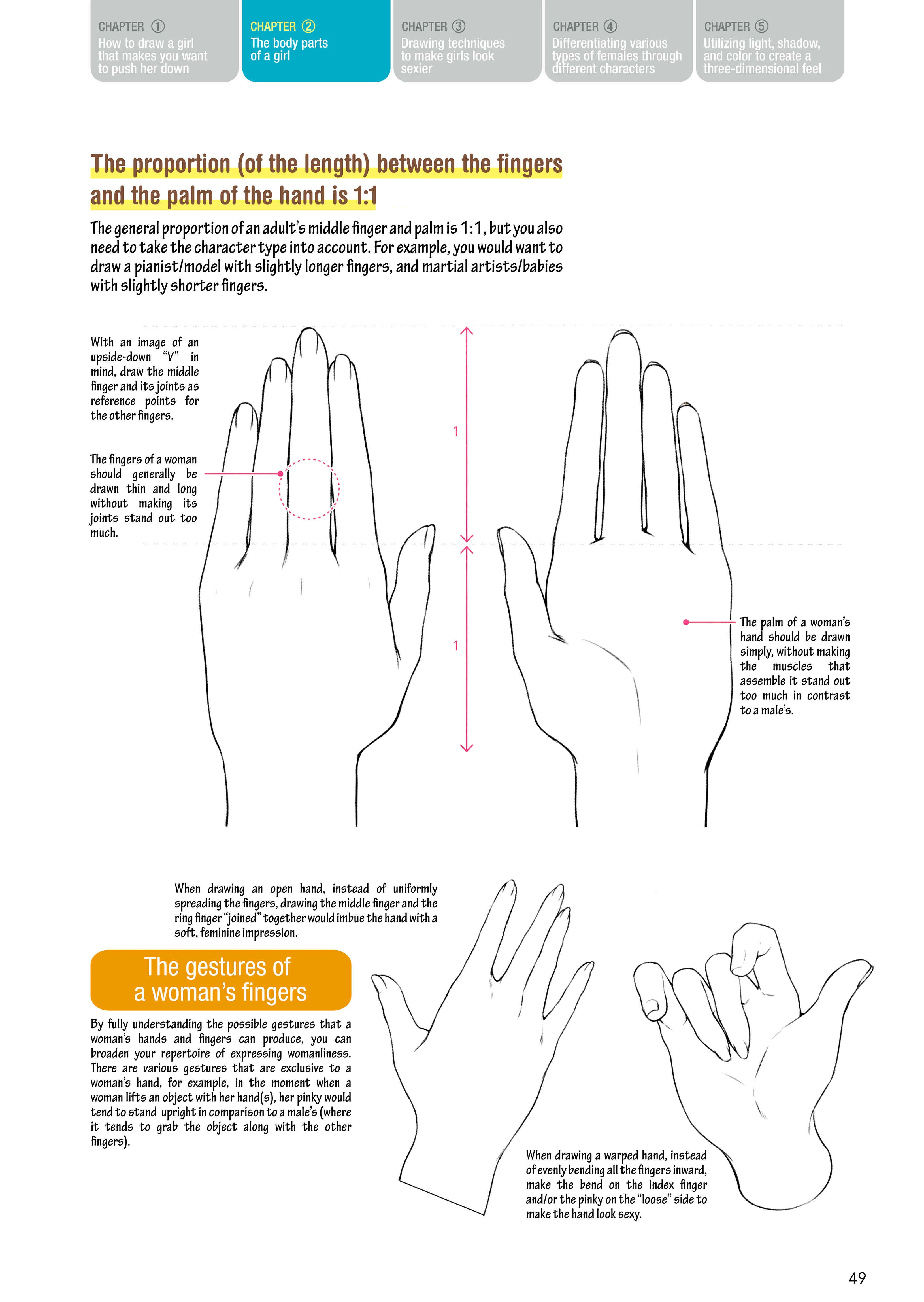 How to Draw a (Slightly) Sexy Girl Chapter 2: The Body Parts of A Girl. - Page 23