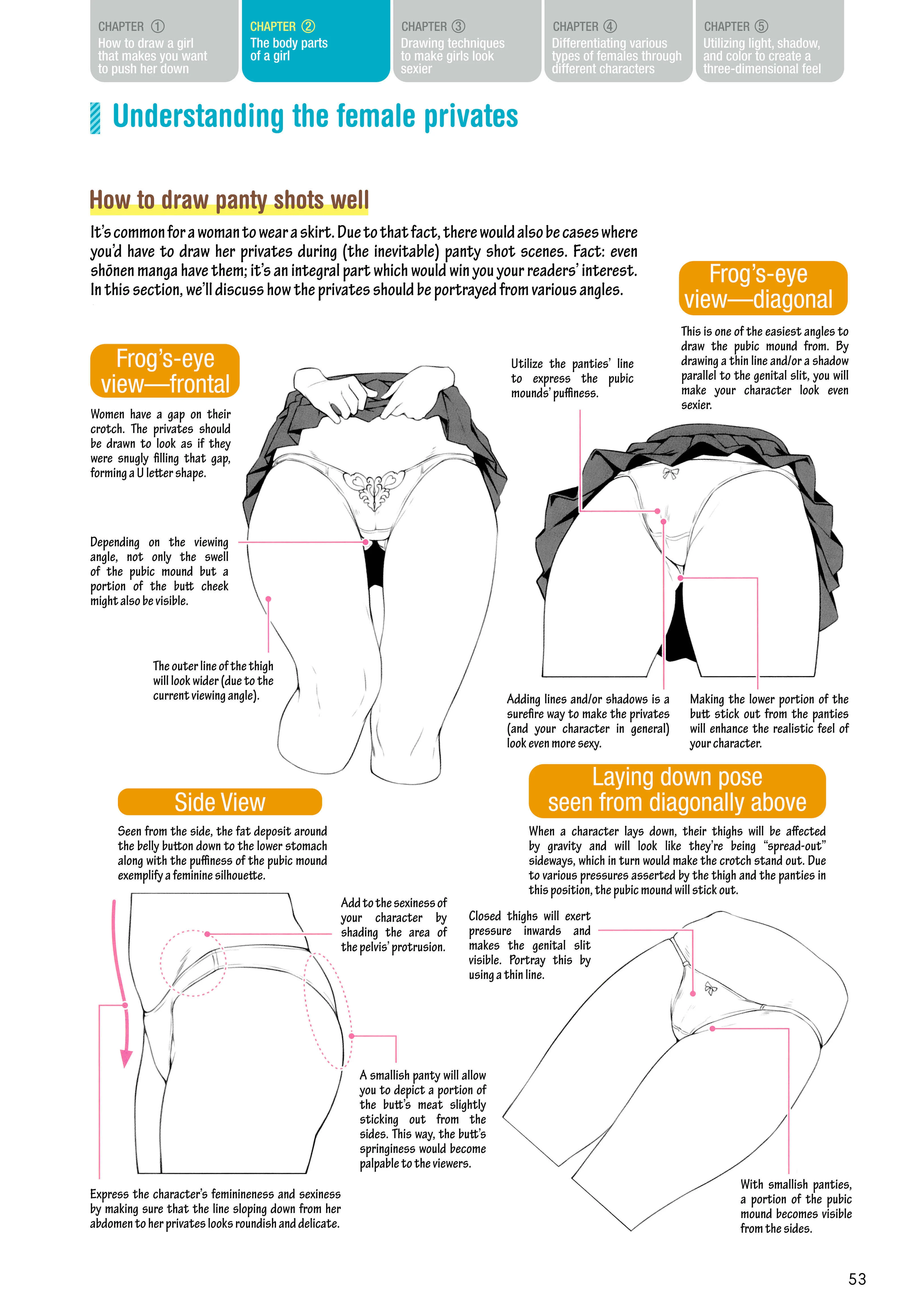How to Draw a (Slightly) Sexy Girl Chapter 2: The Body Parts of A Girl. - Page 27
