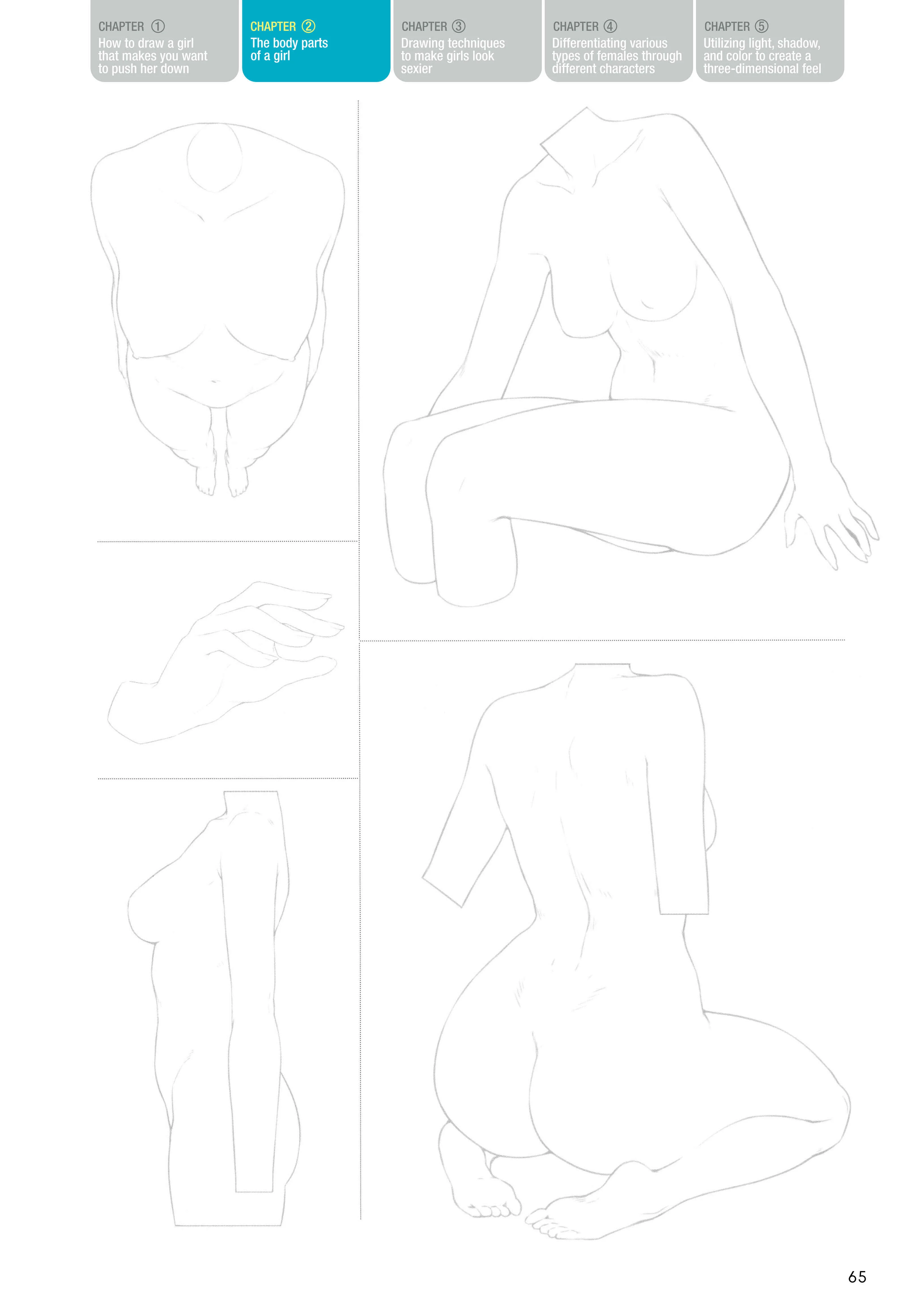 How to Draw a (Slightly) Sexy Girl Chapter 2: The Body Parts of A Girl. - Page 39