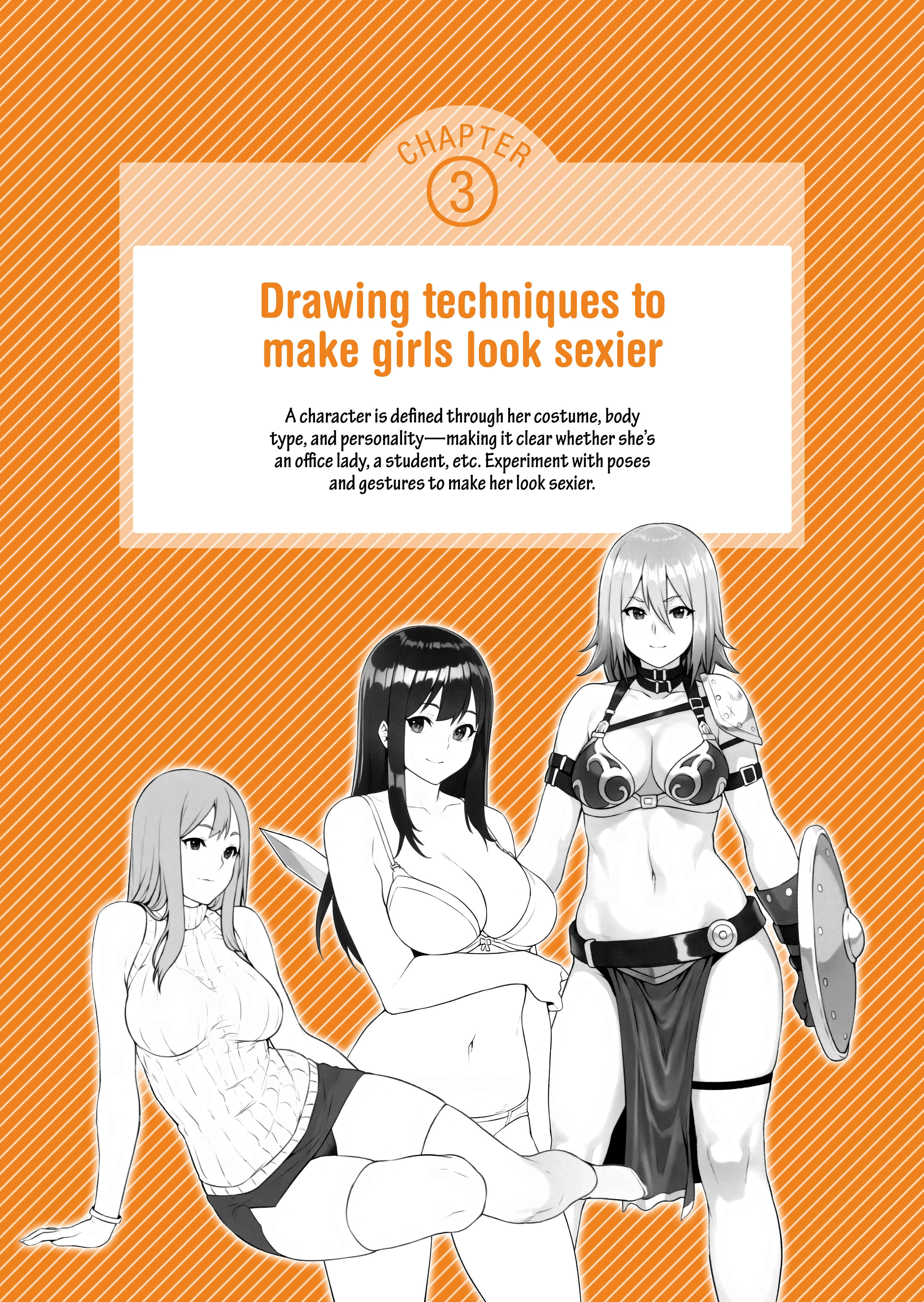 How to Draw a (Slightly) Sexy Girl Chapter 3: Drawing techniques to make girls look sexier - Page 1