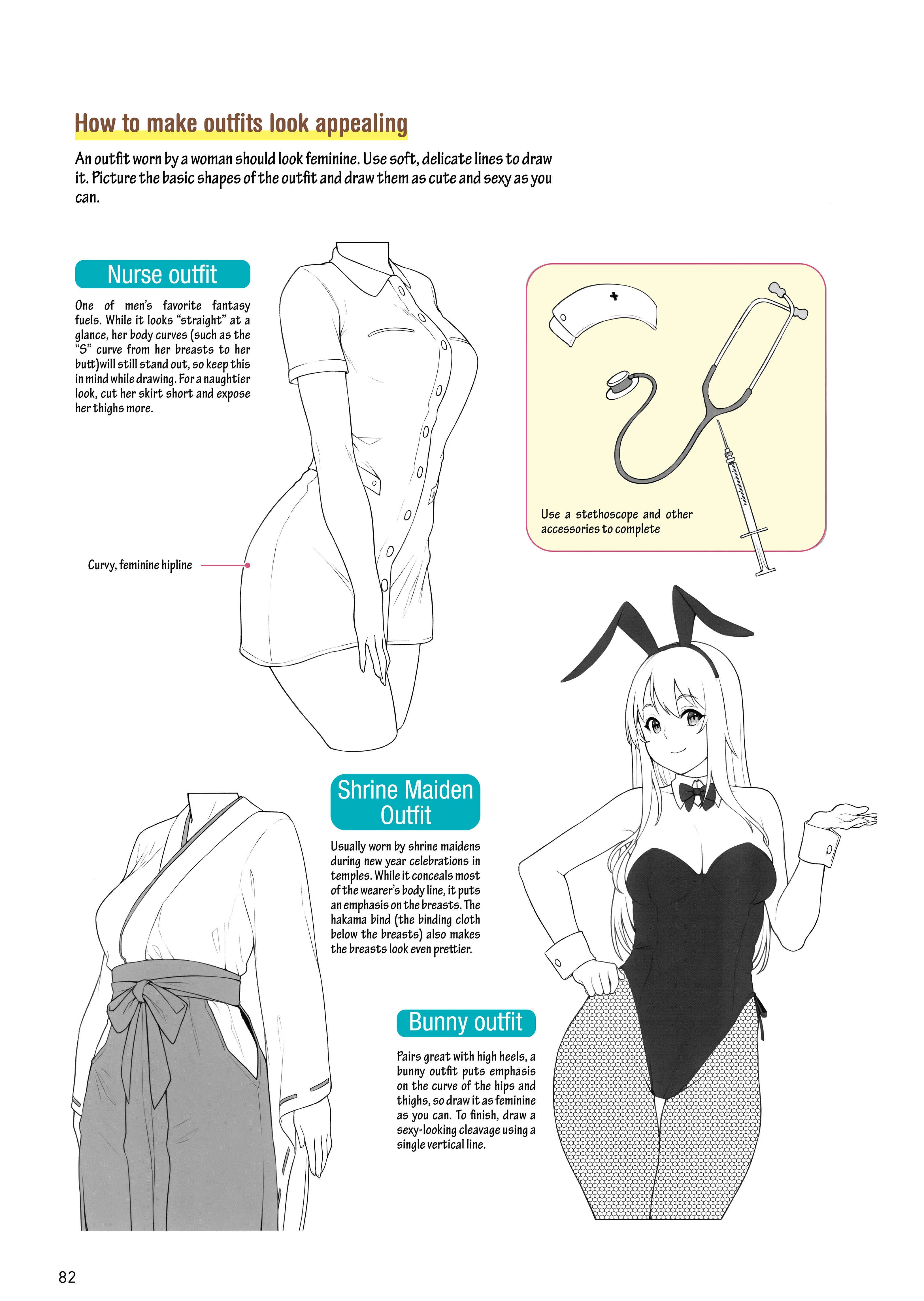 How to Draw a (Slightly) Sexy Girl Chapter 3: Drawing techniques to make girls look sexier - Page 12