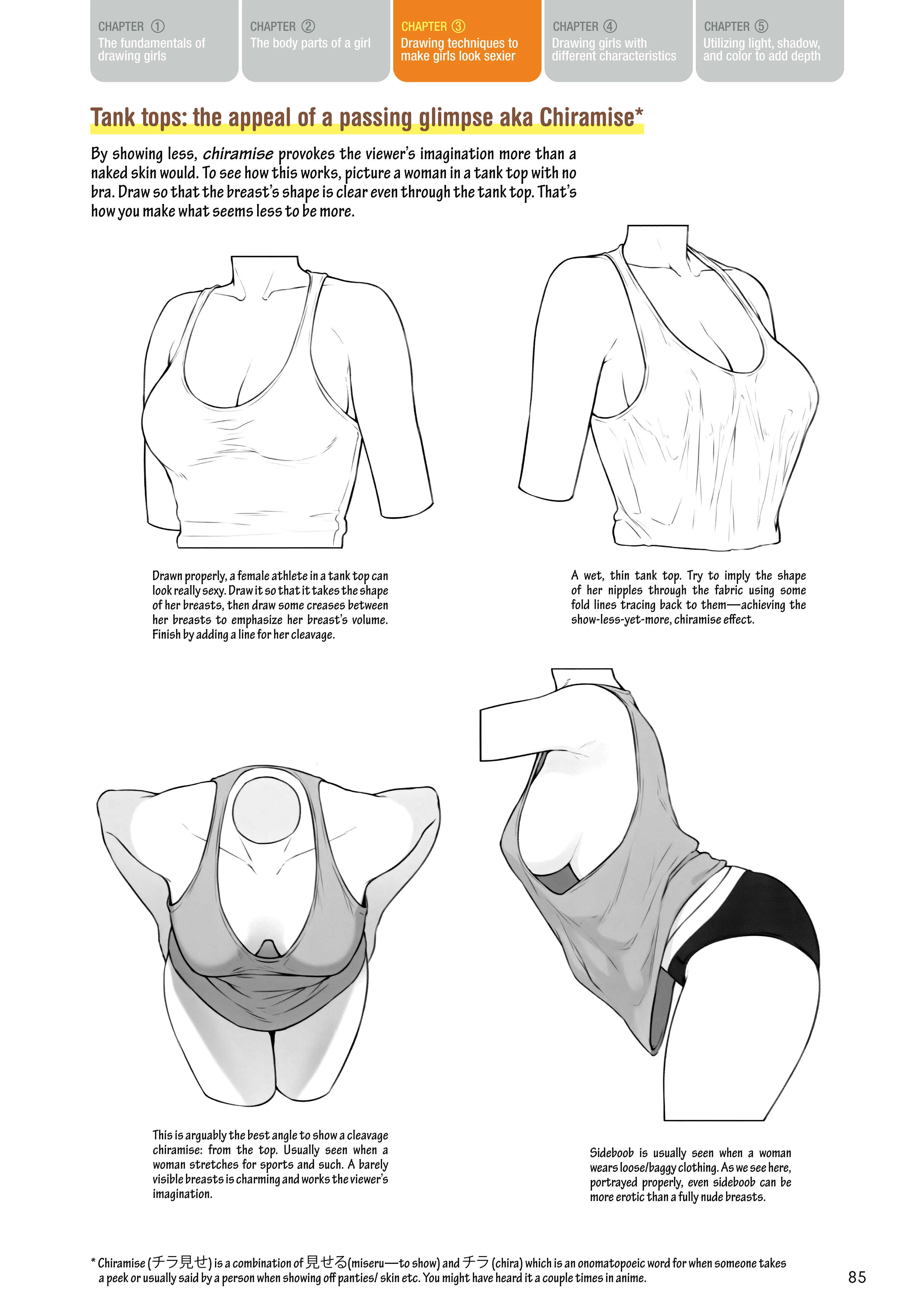How to Draw a (Slightly) Sexy Girl Chapter 3: Drawing techniques to make girls look sexier - Page 15