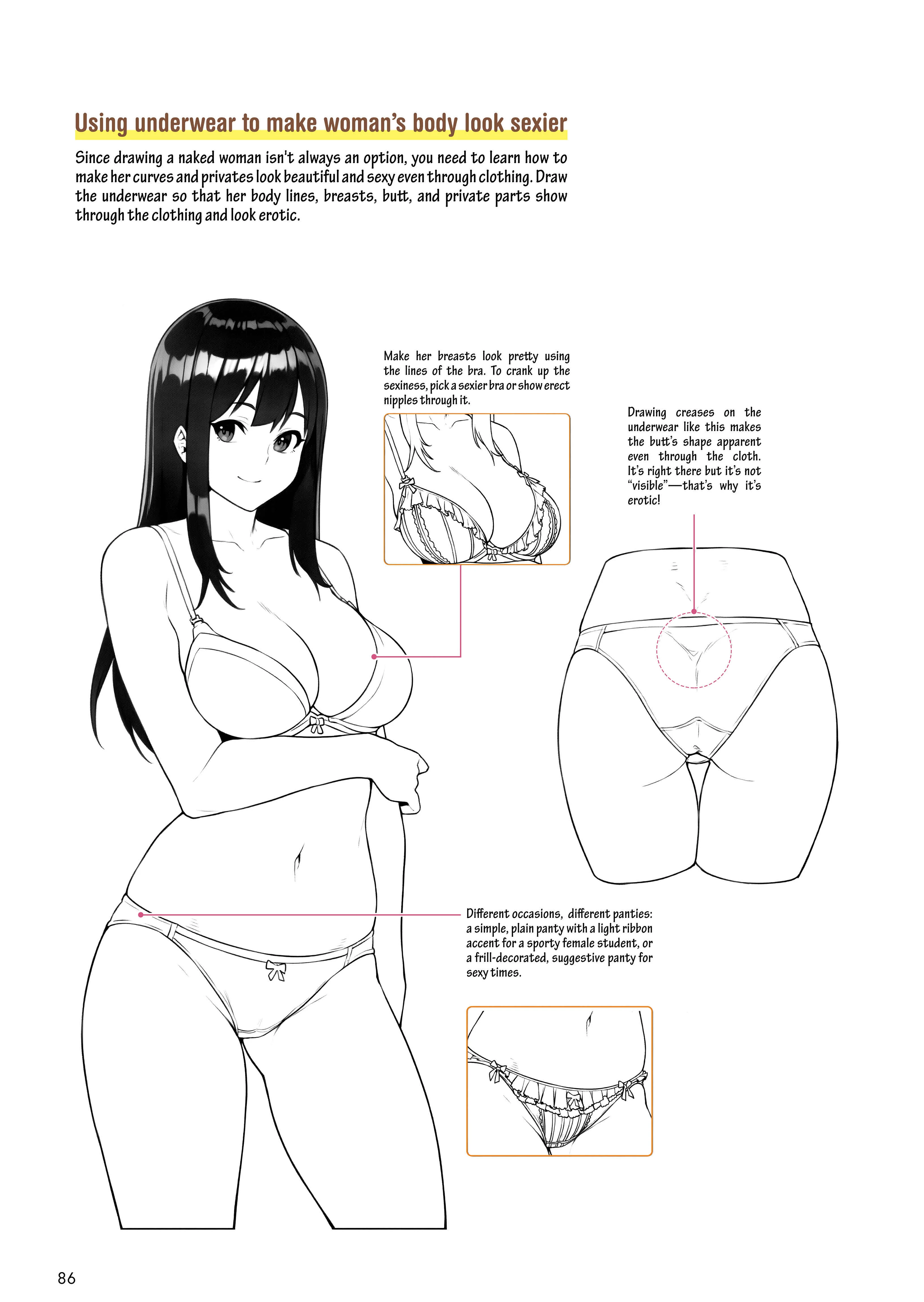 How to Draw a (Slightly) Sexy Girl Chapter 3: Drawing techniques to make girls look sexier - Page 16