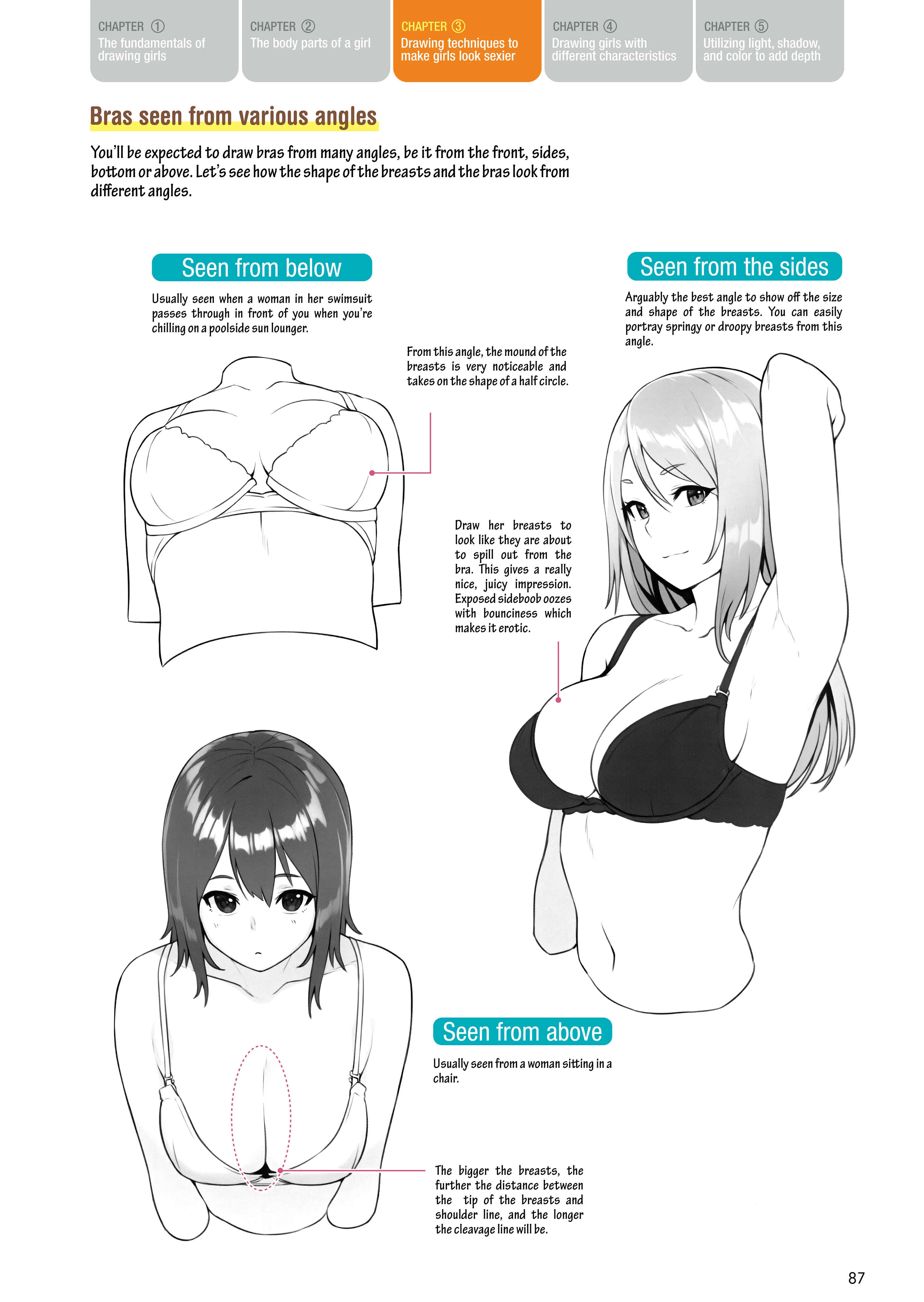 How to Draw a (Slightly) Sexy Girl Chapter 3: Drawing techniques to make girls look sexier - Page 17