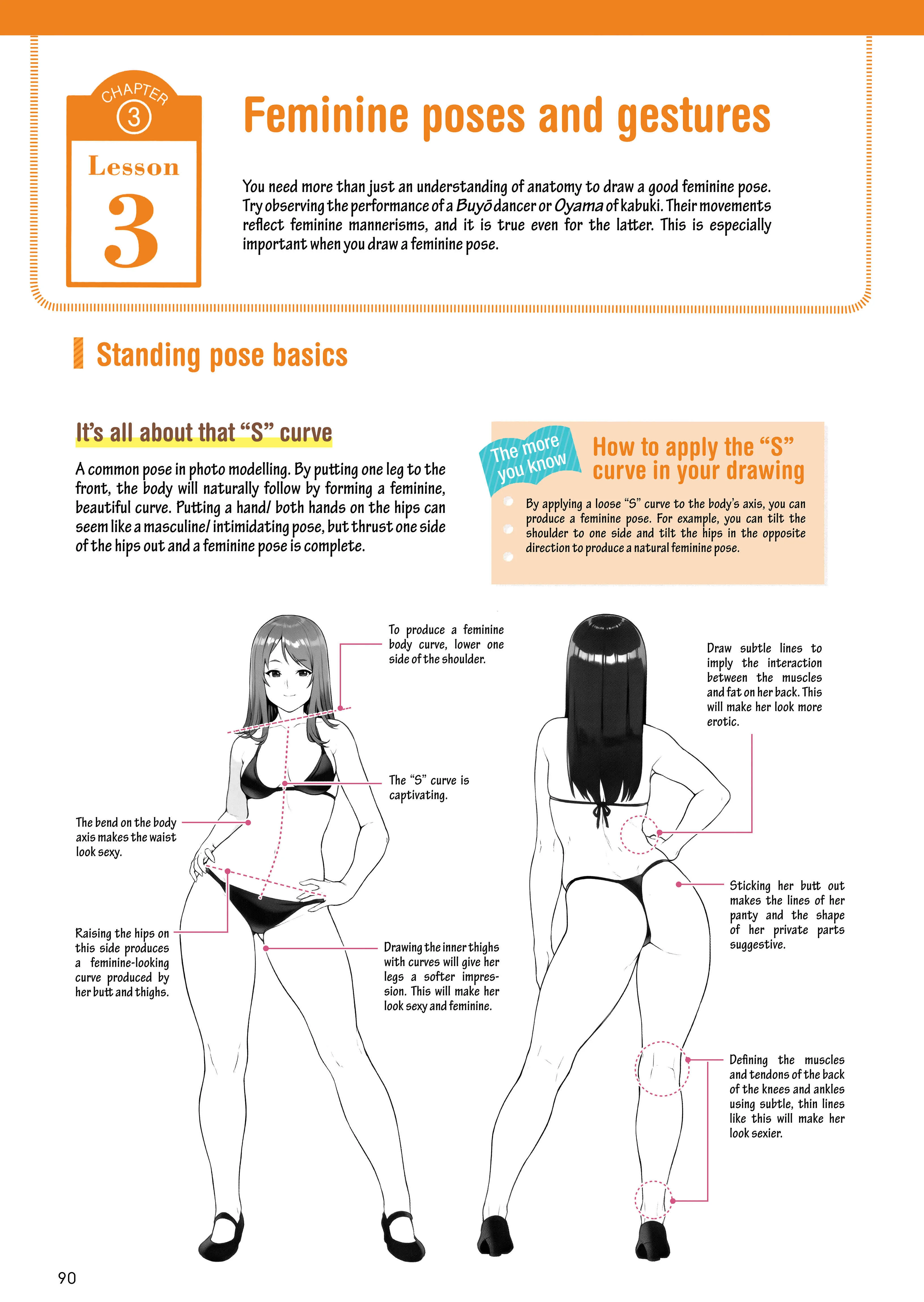 How to Draw a (Slightly) Sexy Girl Chapter 3: Drawing techniques to make girls look sexier - Page 20
